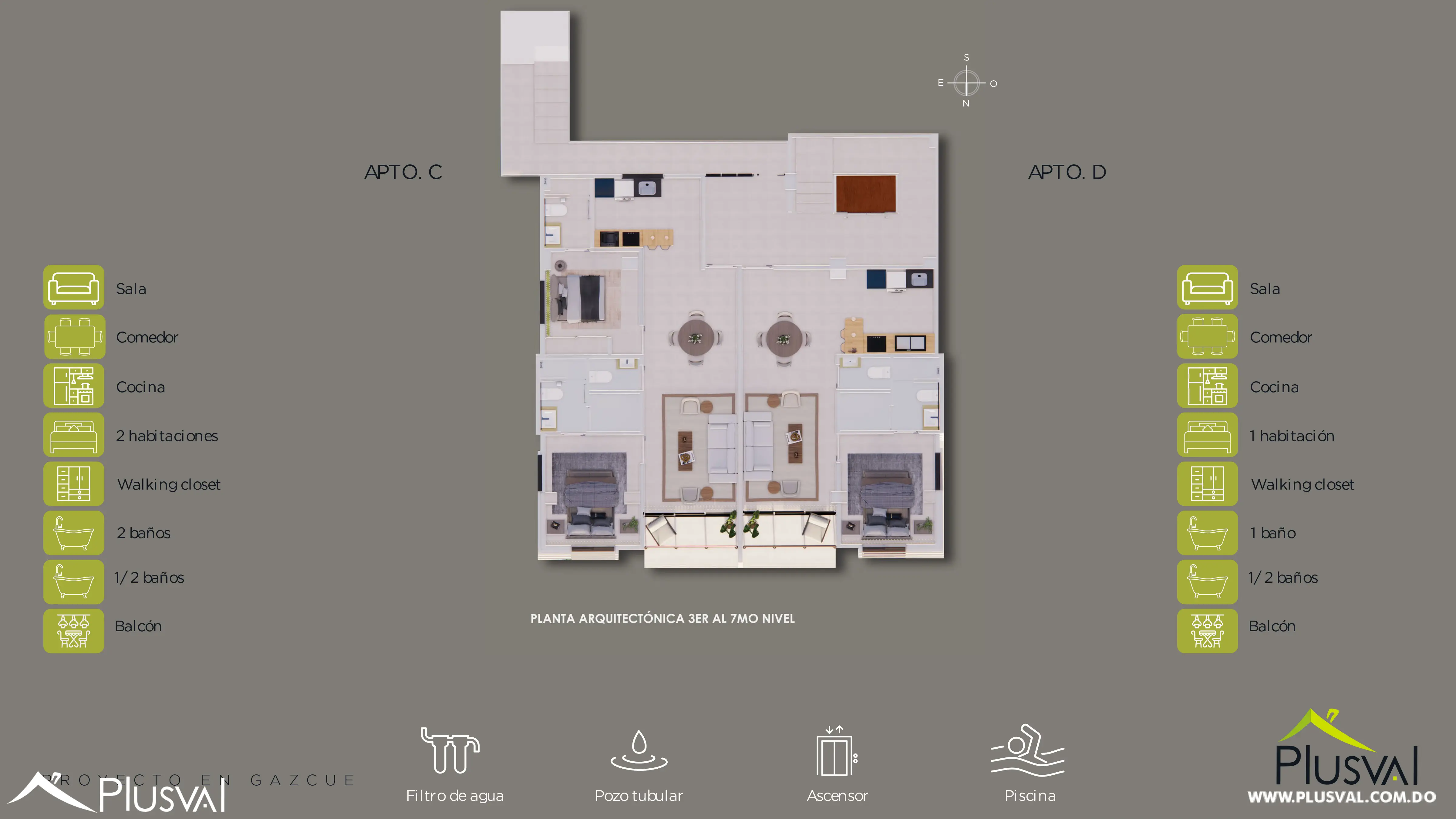 Proyecto residencial en Gazcue – Torre moderna y eficiente 453069