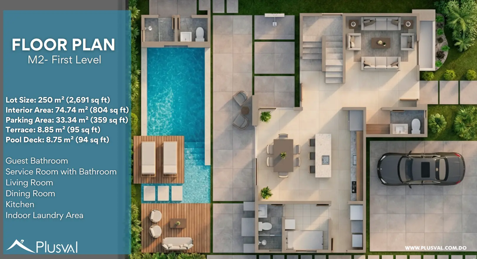 Confort y Elegancia | Casa de 2 Niveles de 3 Habitaciones. M2 Las Cayas at Vista Cana 508319