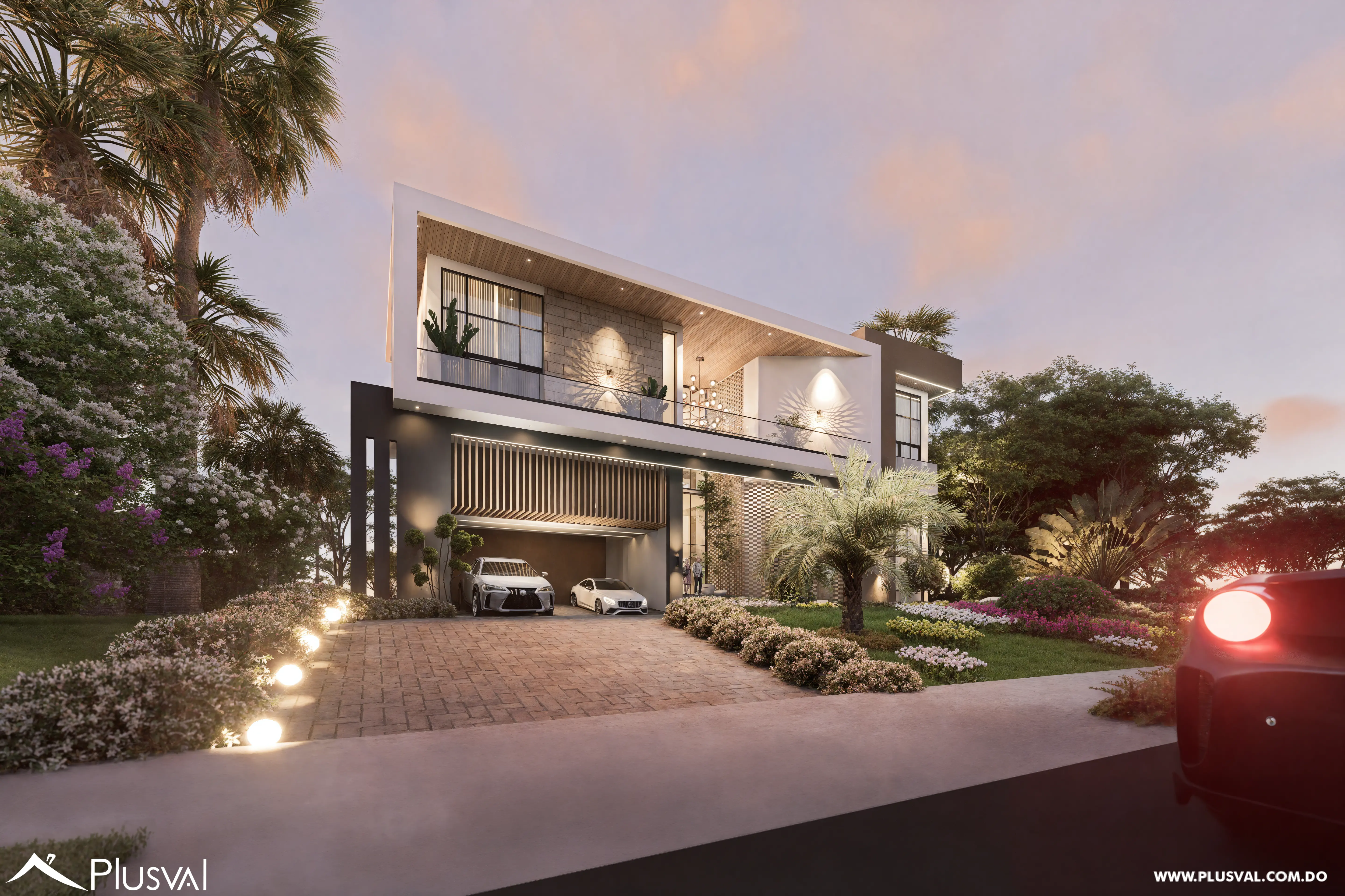 Villa de lujo con vistas panorámicas al Mar Caribe y Punta Espada Golf desde la piscina del segundo nivel 490169