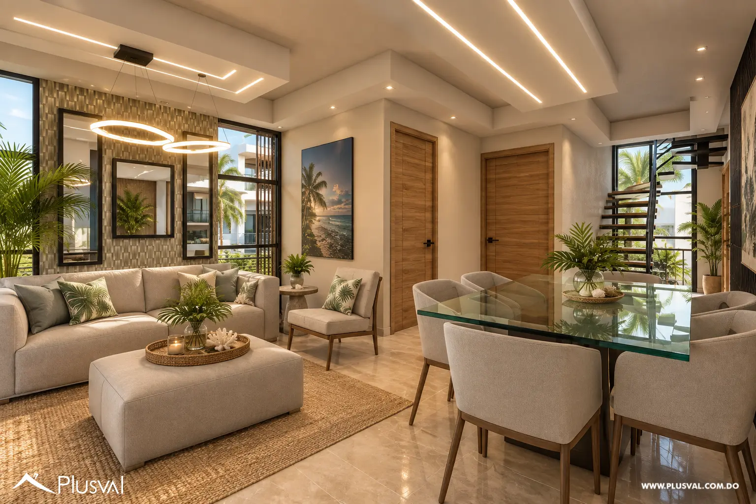 Apartamento de 1 Habitacion con Family Room y Terraza con Jacuzzi a minutos de Downtown PuntaCana.  Riviera Garden Deux 526657