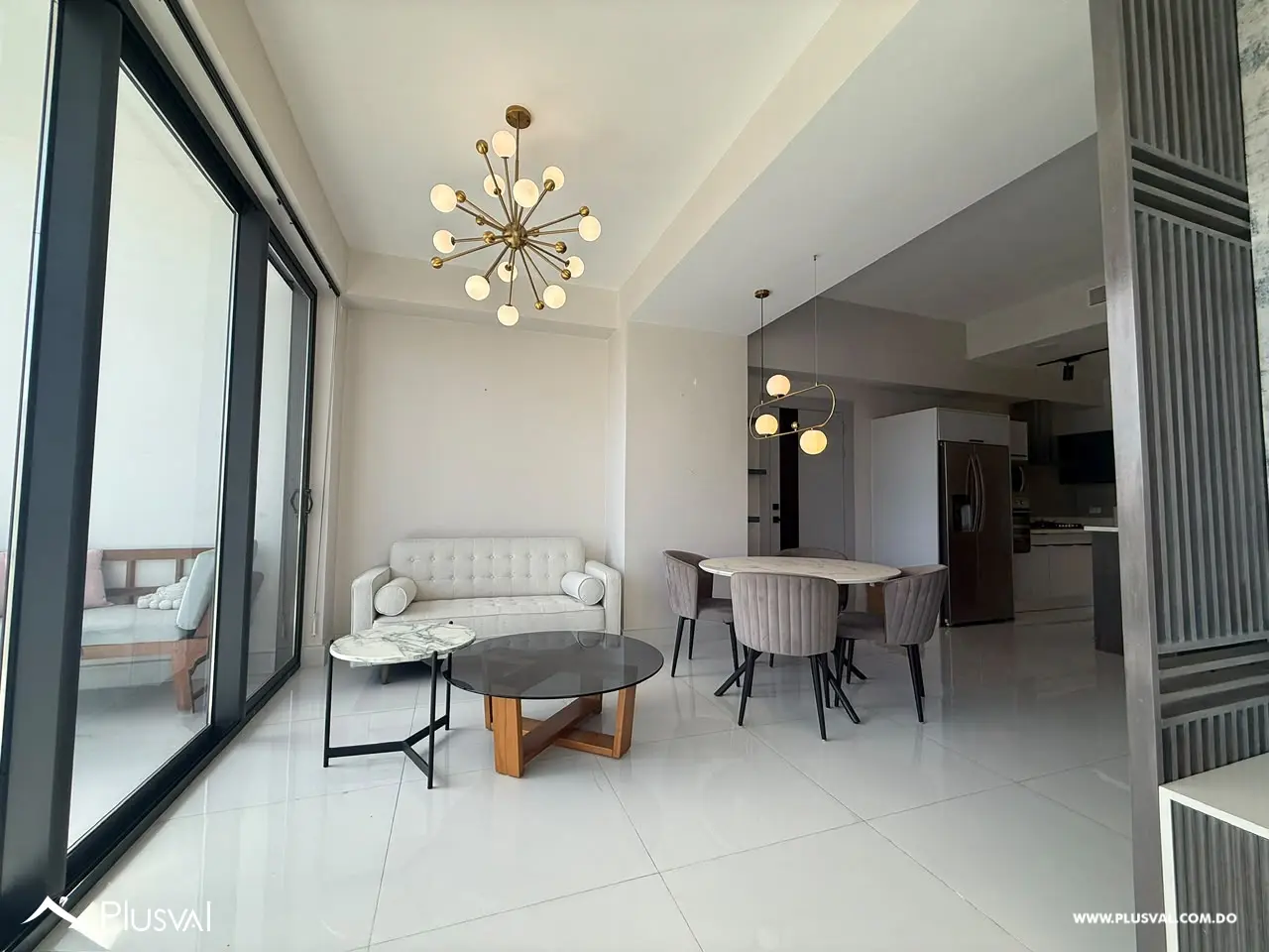 Lujoso apartamento amueblado de 2 Habitaciones en alquiler, en la mejor zona de Piantini 520344
