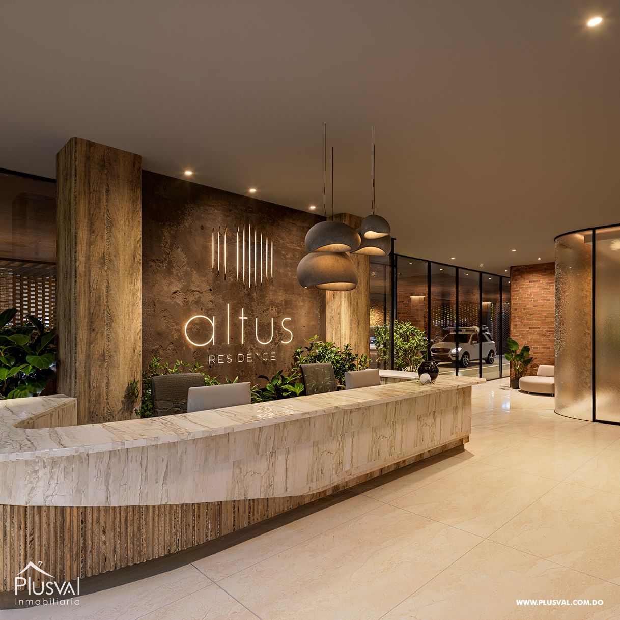 Moderna torre residencial en sector exclusivo en Santiago. 430994