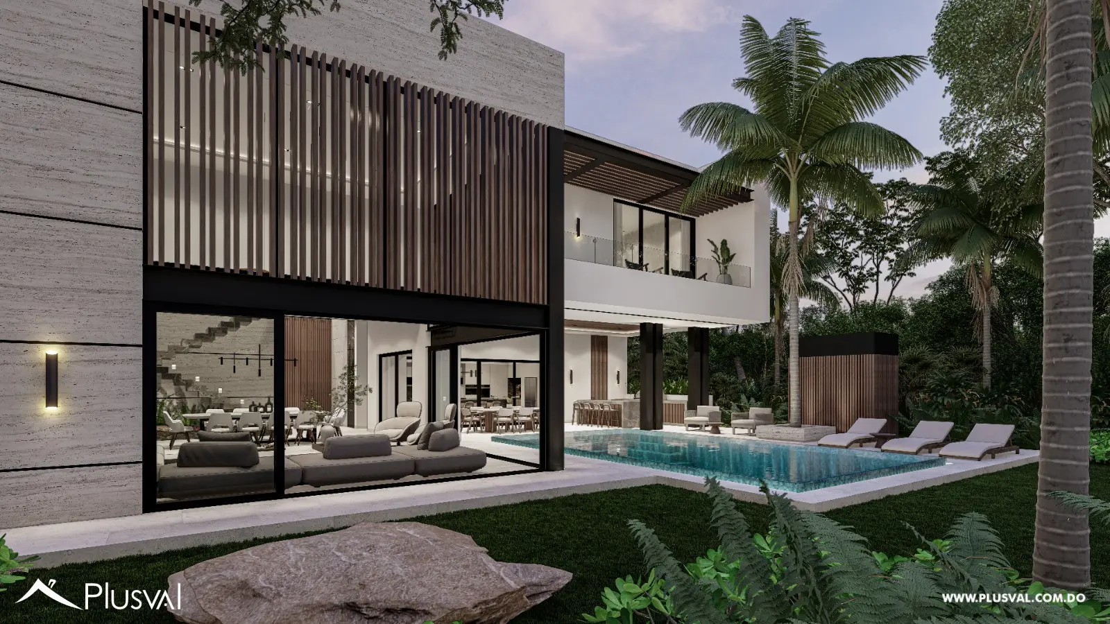Elegantes villas de 2 niveles con 4 habitaciones en Cap Cana, dentro de un entorno privado y exclusivo 461949
