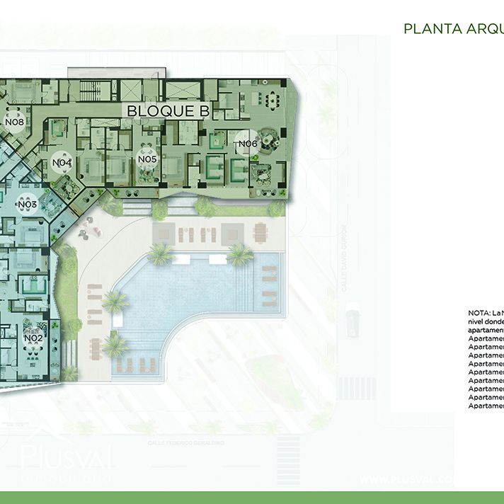 Moderno apartamento de 1 hab de venta en Piantini 235150