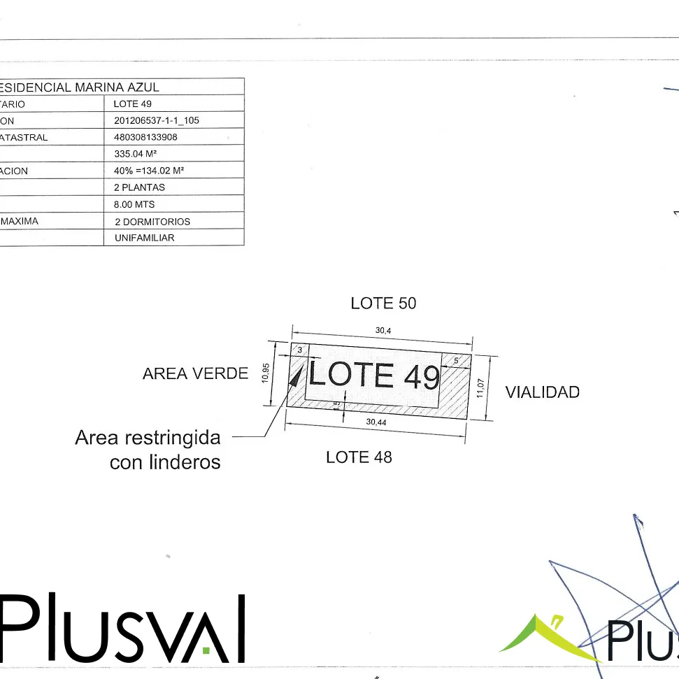 Venta de de 2 lotes en conjunto para construccion de villas Duplex en Playa Nueva Romana - Residencil Marina Azul 442348