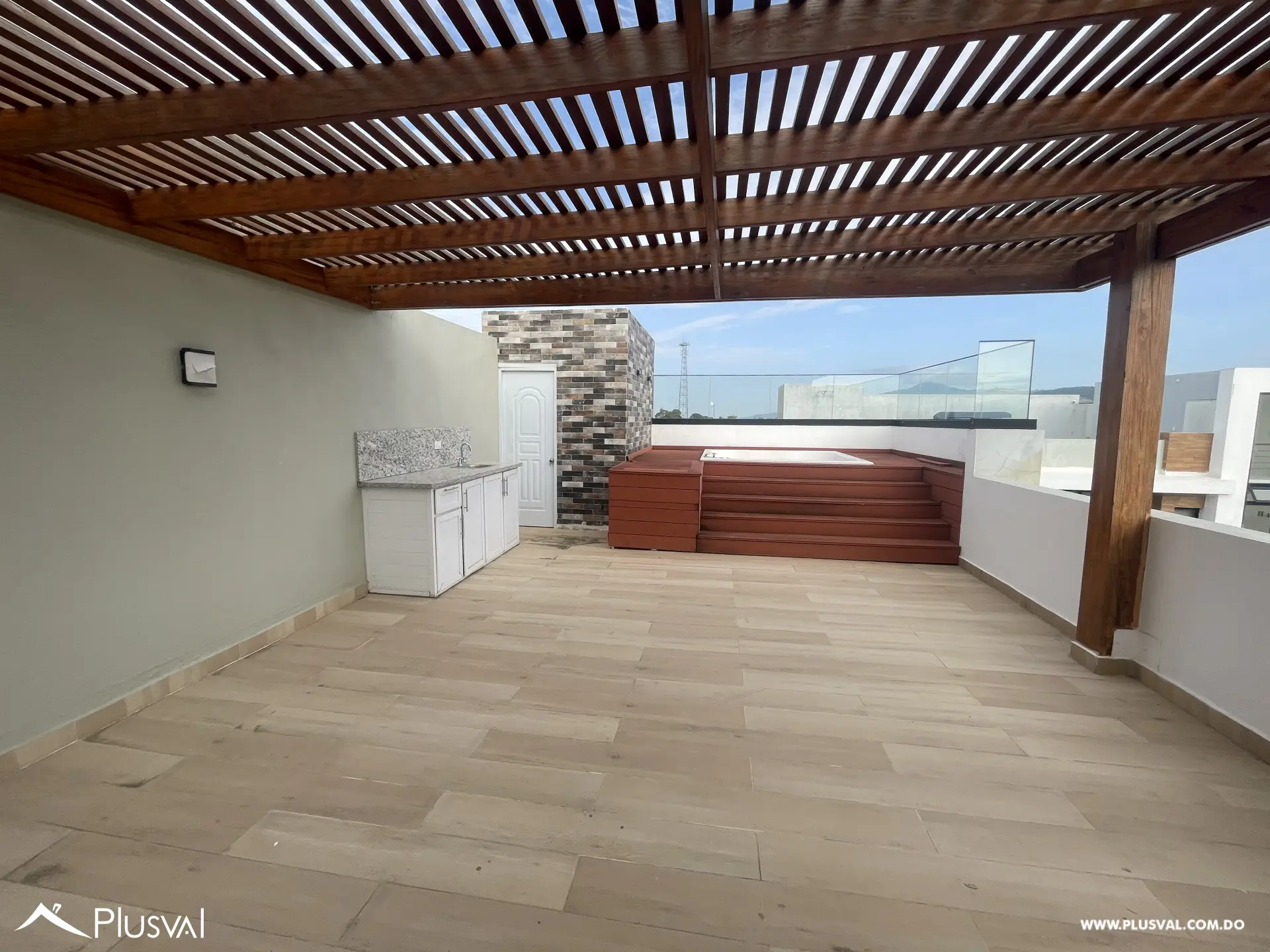 Apartamento tipo penthouse a la venta,  con terraza privada, en Gurabo, Santiago 523169
