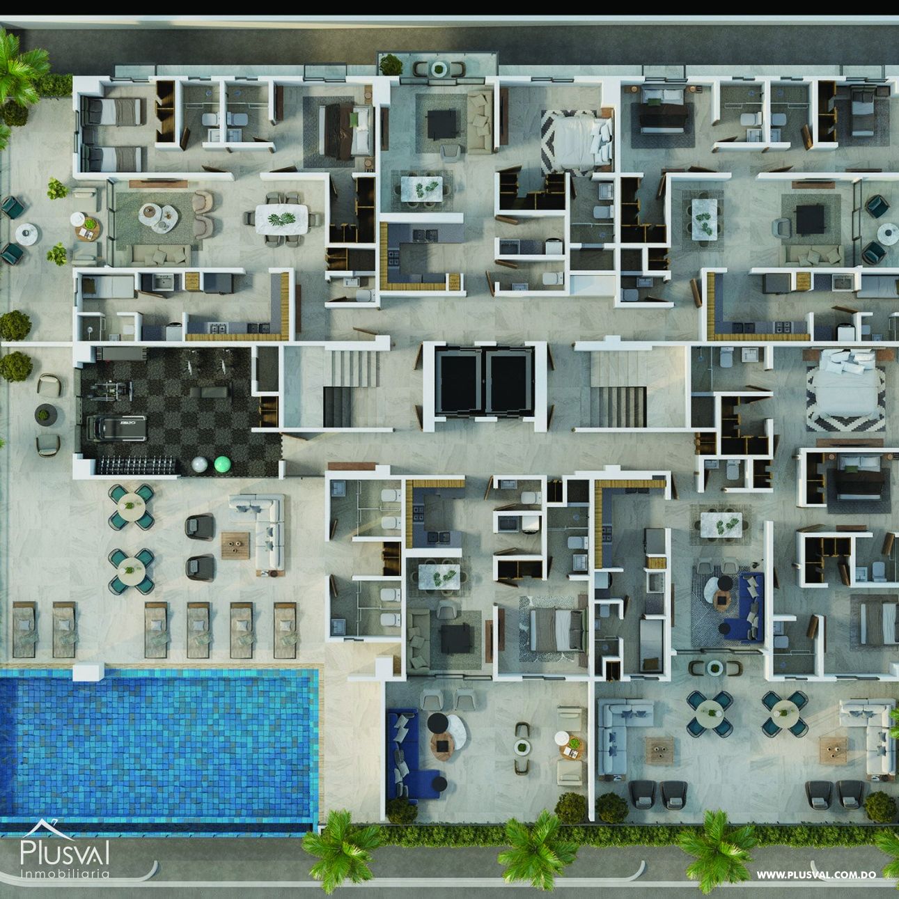 Apartamento en venta de 1 habitacion en Evaristo Morales 421233