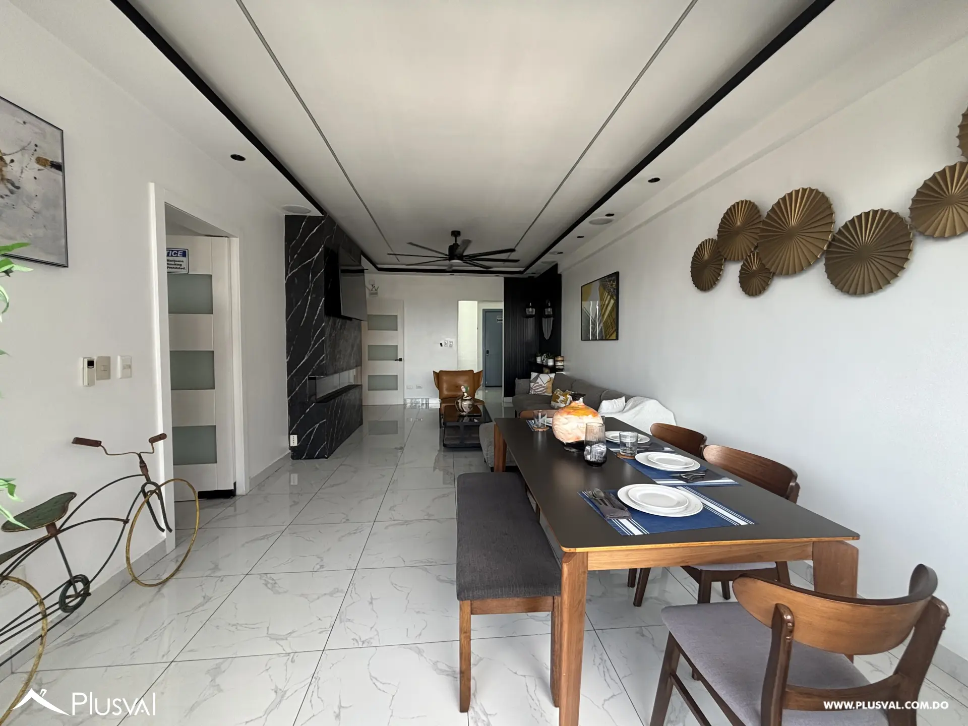 Apartamento en venta amueblado en Evaristo Morales 518450