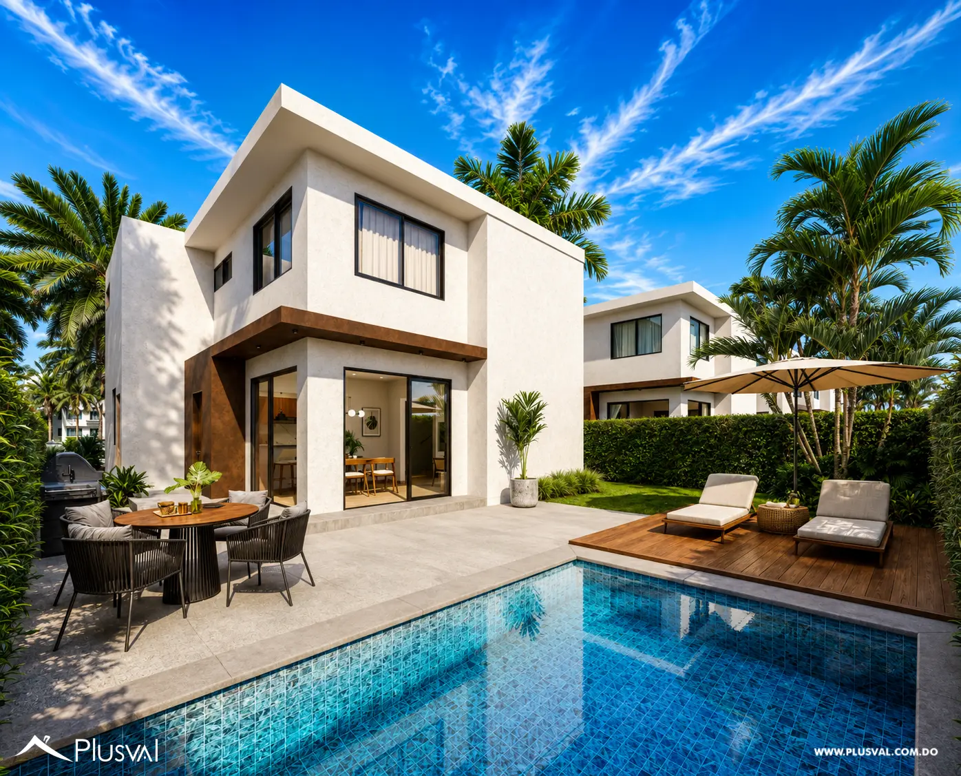 VILLA INDEPENDIENTE DE 3 HABITACIONES  DE CORALES DE PALMARE BAVARO 519301