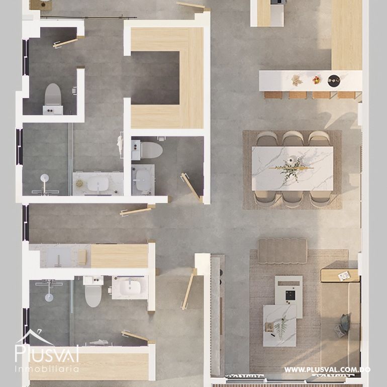 Apartamentos de lujo 2 habitaciones en Bayahibe  a 3 minutos de la playa. 472365