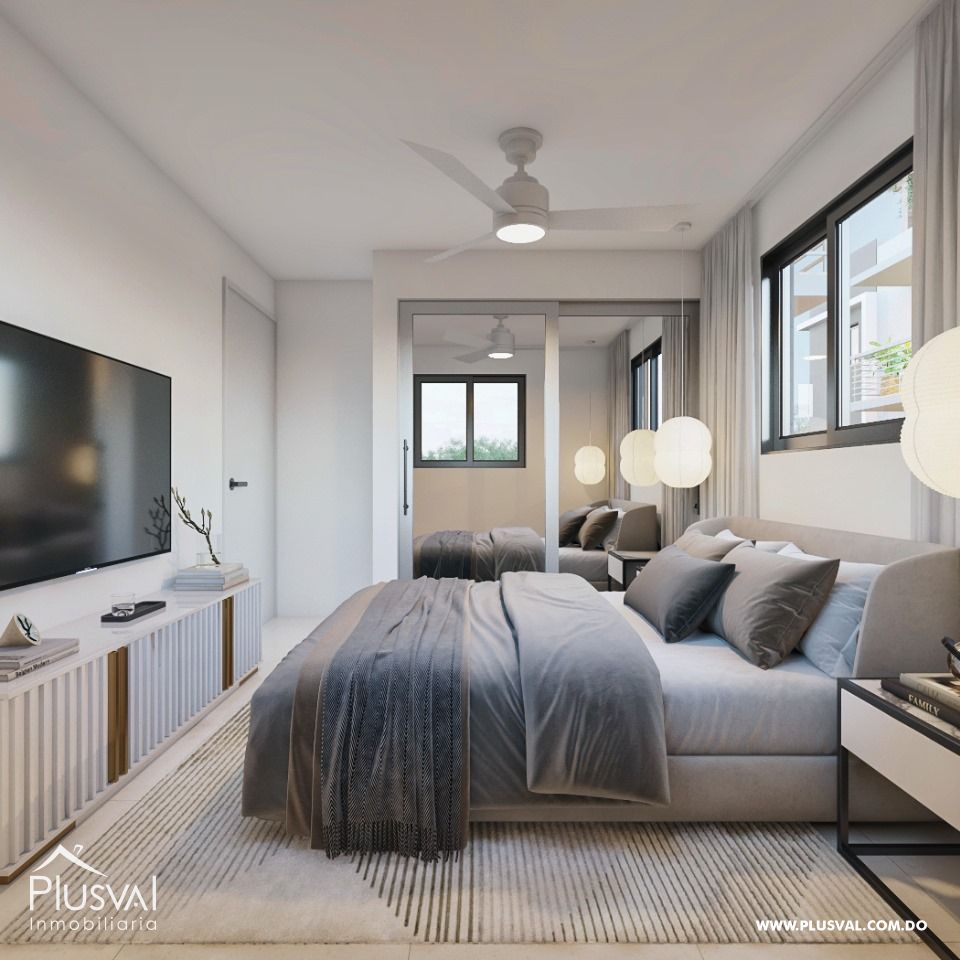 Apartamentos en venta en Pueblo Bávaro con patio 413923