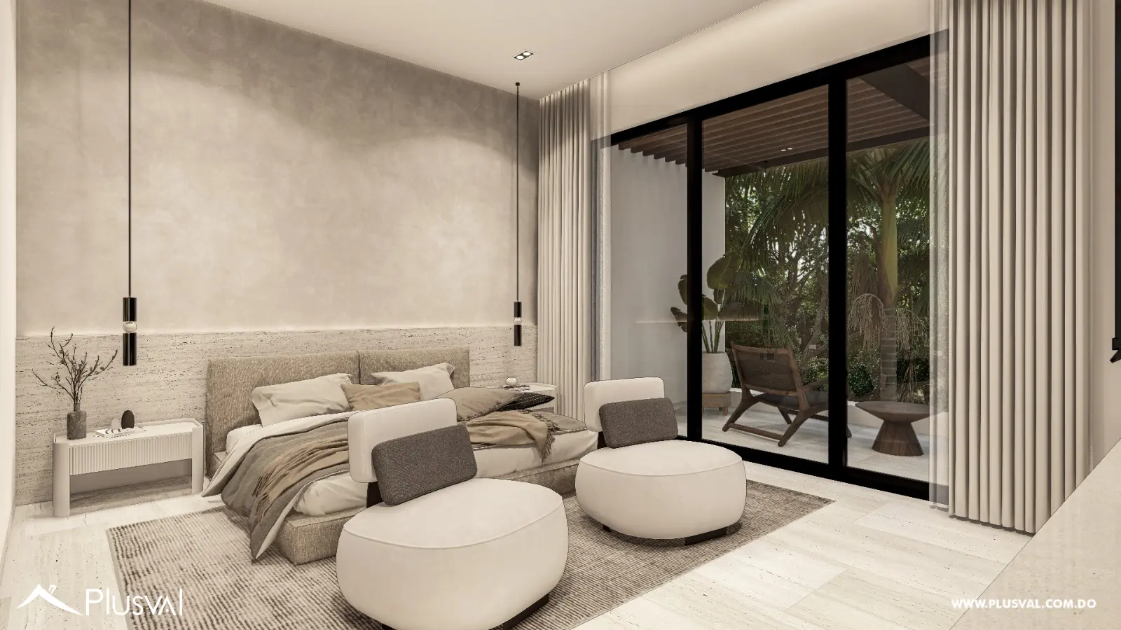Elegantes villas de 2 niveles con 4 habitaciones en Cap Cana, dentro de un entorno privado y exclusivo 461959