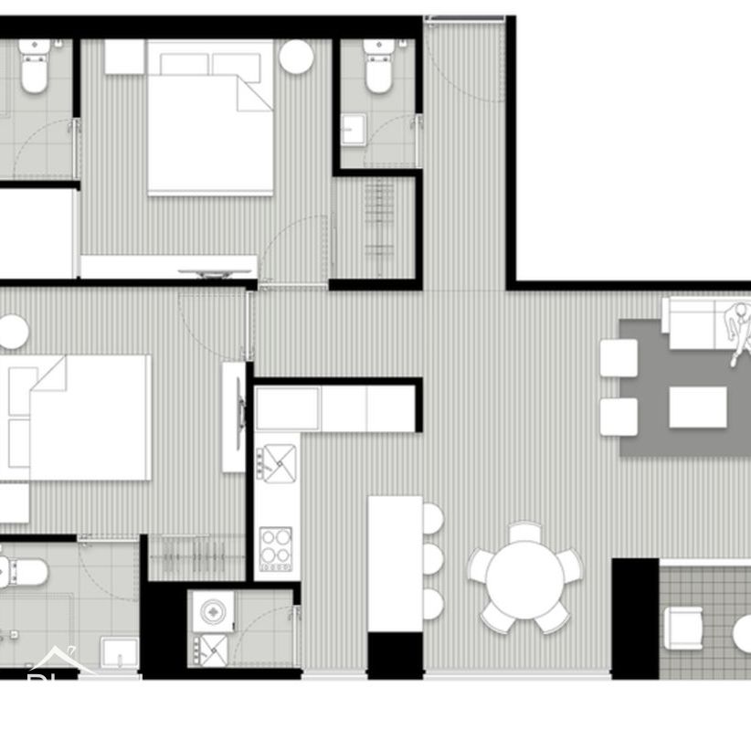 Apartamento en venta de 2 habitaciones en Naco 400837