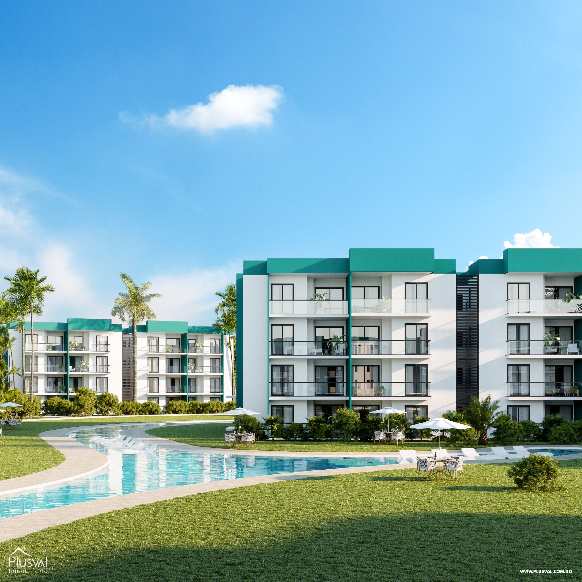 Apartamentos en Serena Village de 1 y 2 habitaciones ubicado en Punta Cana 435907