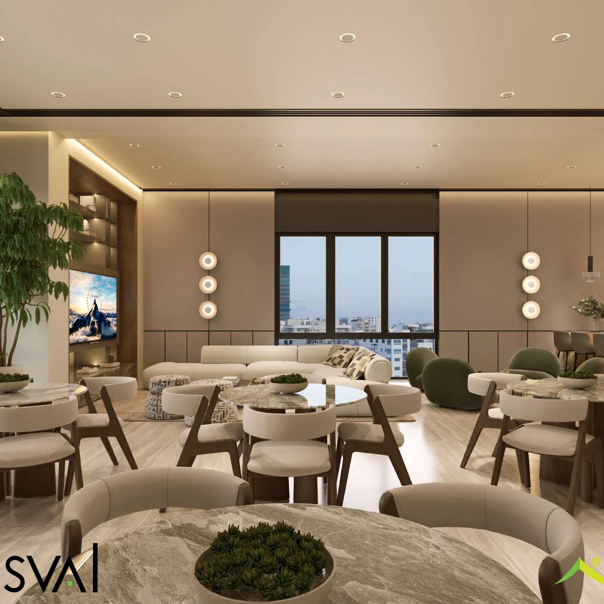 Apartamento en venta de 3 habitaciones y 4 parqueos en Naco, uno por nivel 416984