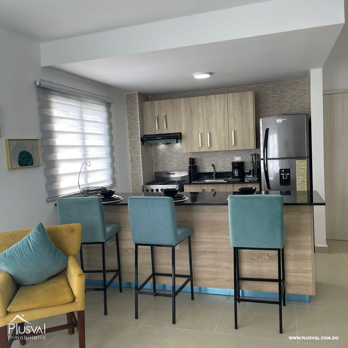 Apartamento amueblado en venta en Punta Cana con vista a la piscina 322019
