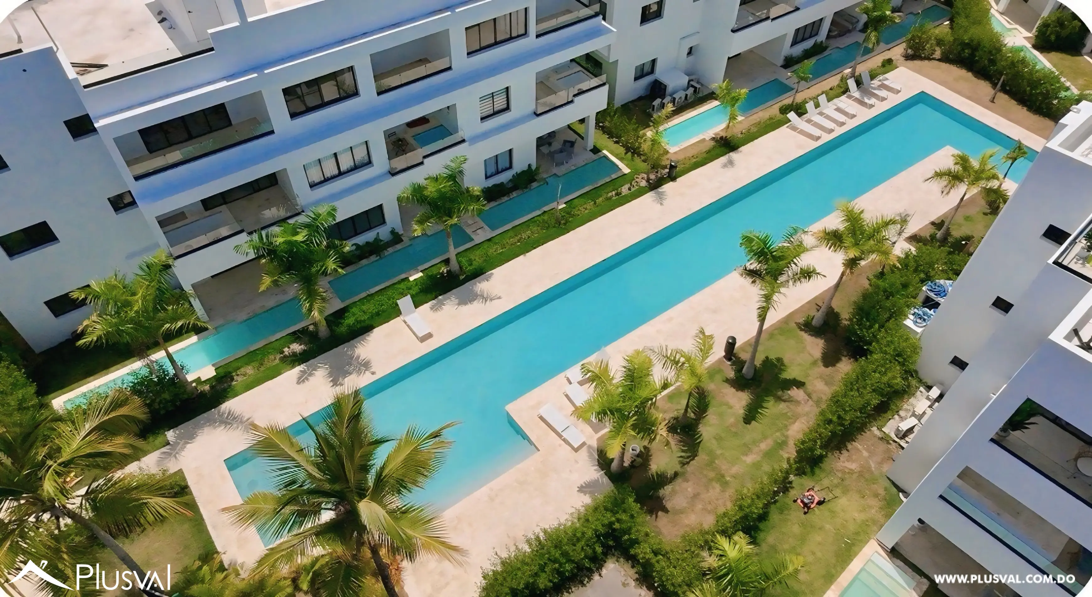 Apartamento con vista a la piscina residencial cerrado a mints de la playa. ONA Residences Whitesands 520167