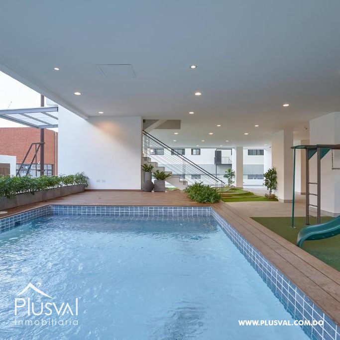 Apartamento de 1 habitación en alquiler + estudio amueblado en Piantini 289480