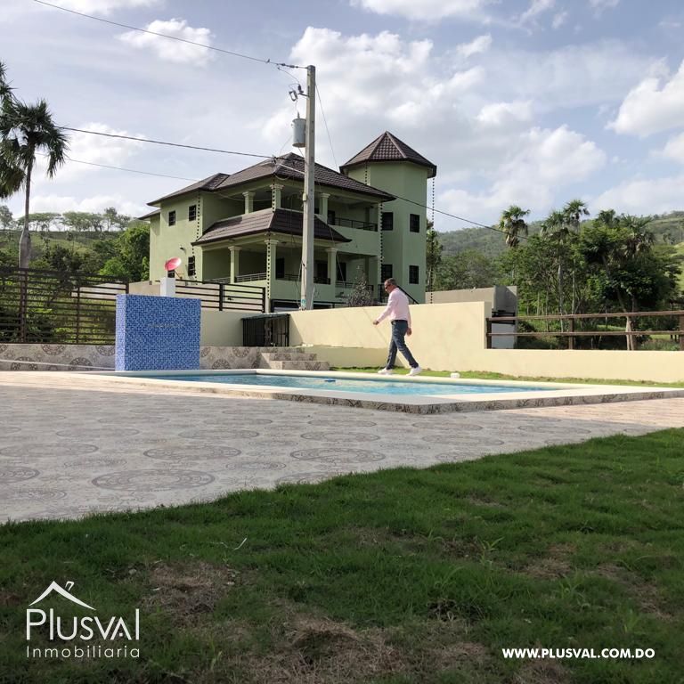 Fresca Cabaña Amueblada con Piscina en Sajoma 308179
