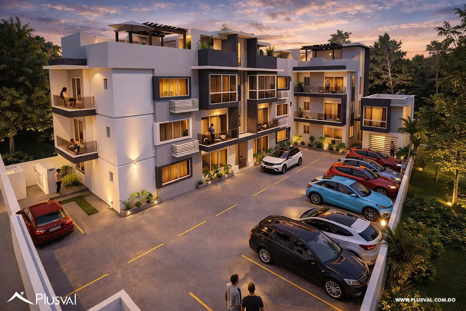Moderno apartamento de 2 habitaciones en Costa Cana, Punta Cana 502091