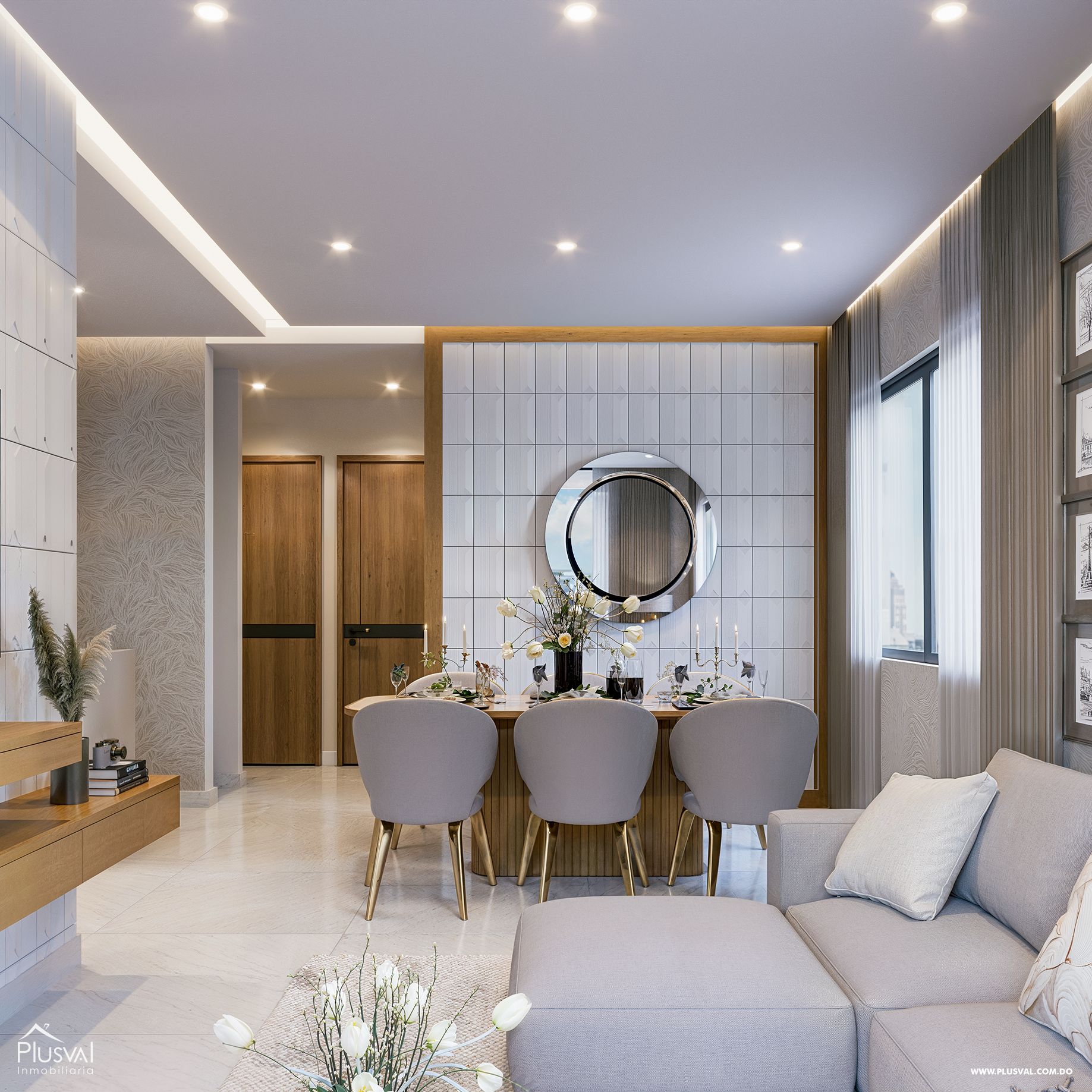 Proyecto de Apartamentos cerrado con área infantil, piscina y gimnasio 401240
