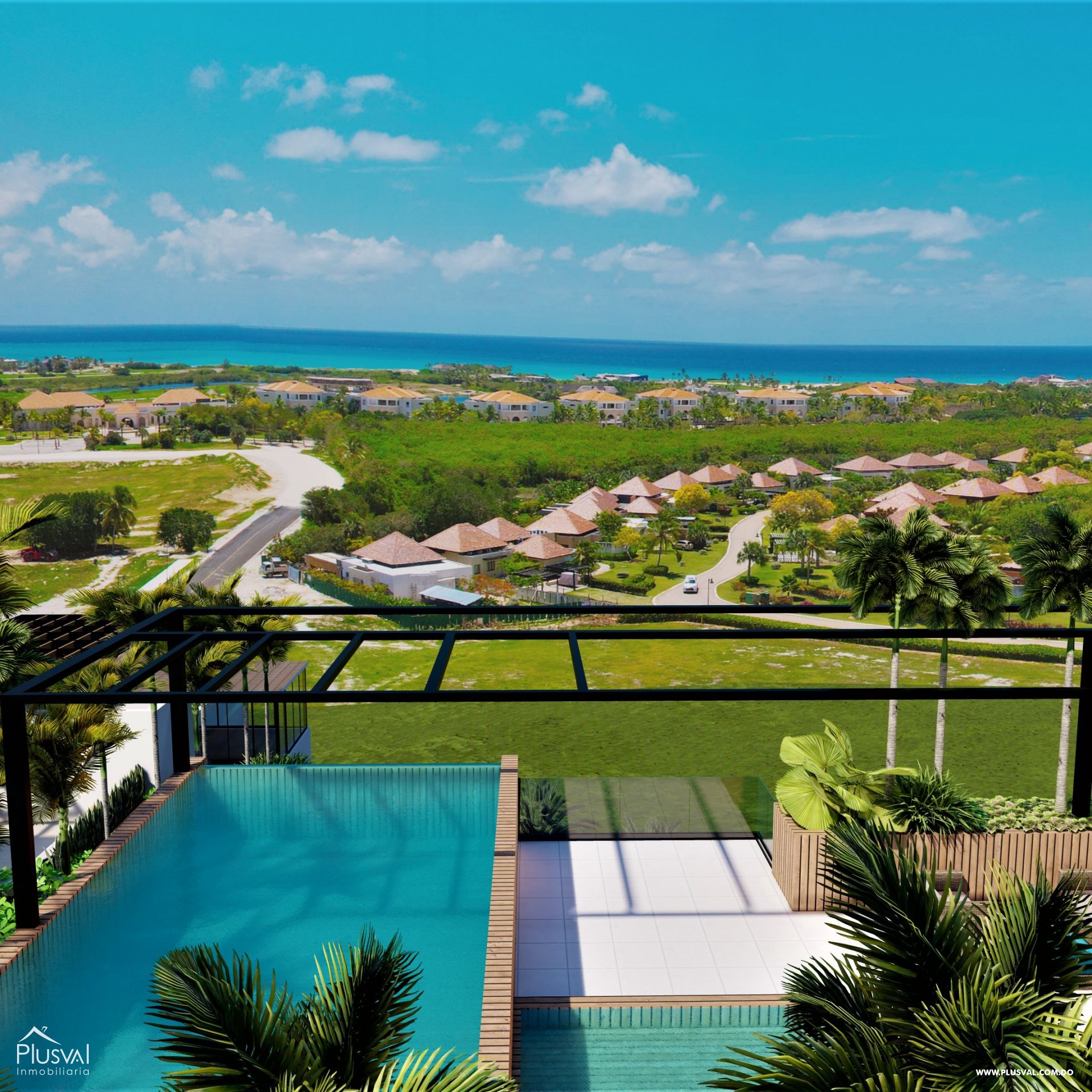 Venta de apartamento en Cap Cana 2 habitaciones + servicio 215750