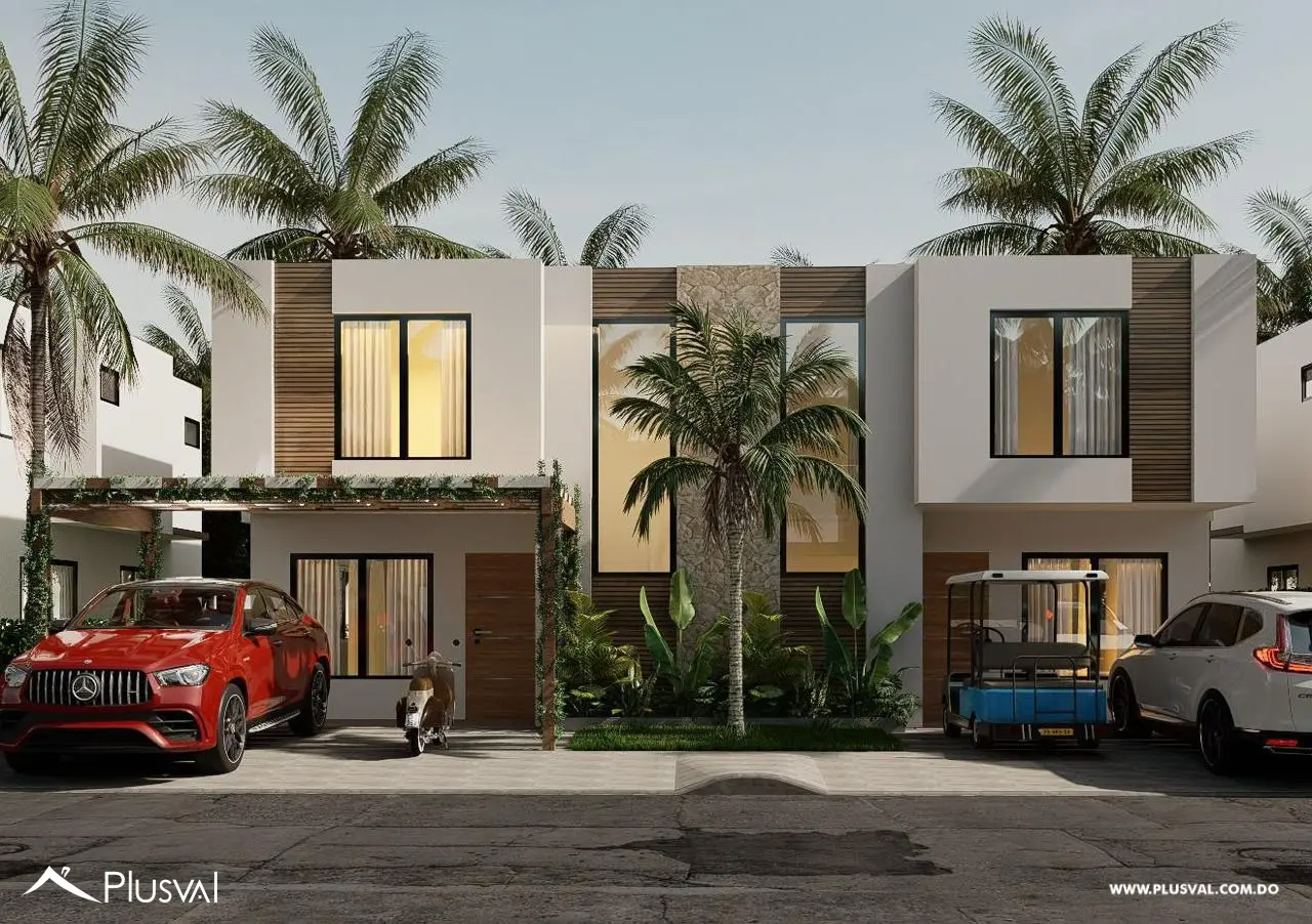 Villas privadas de 3 habitaciones en Punta Cana 461804