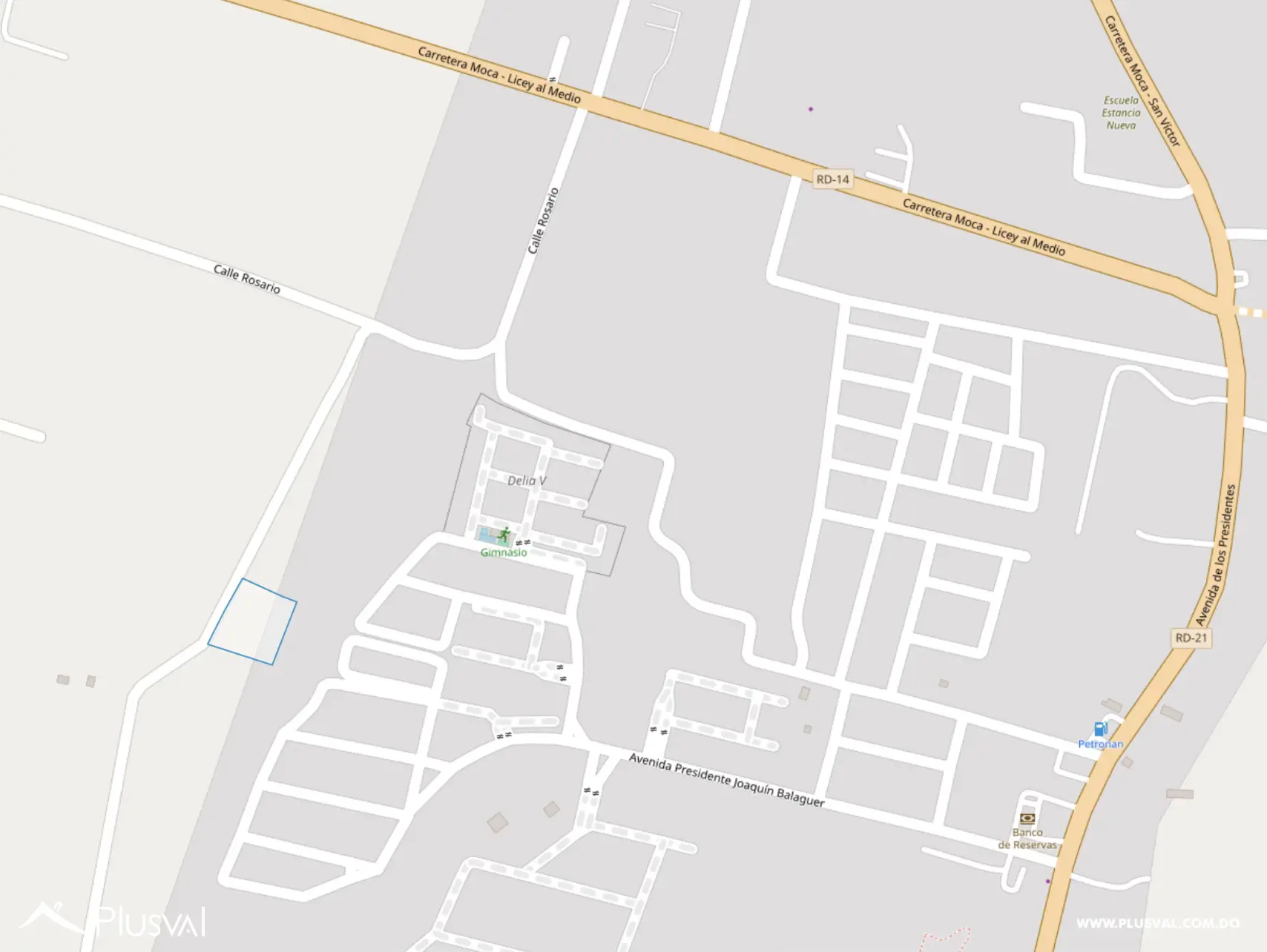 Solar de más de 5,100 m² próximo a la carretera Licey–Moca 535218