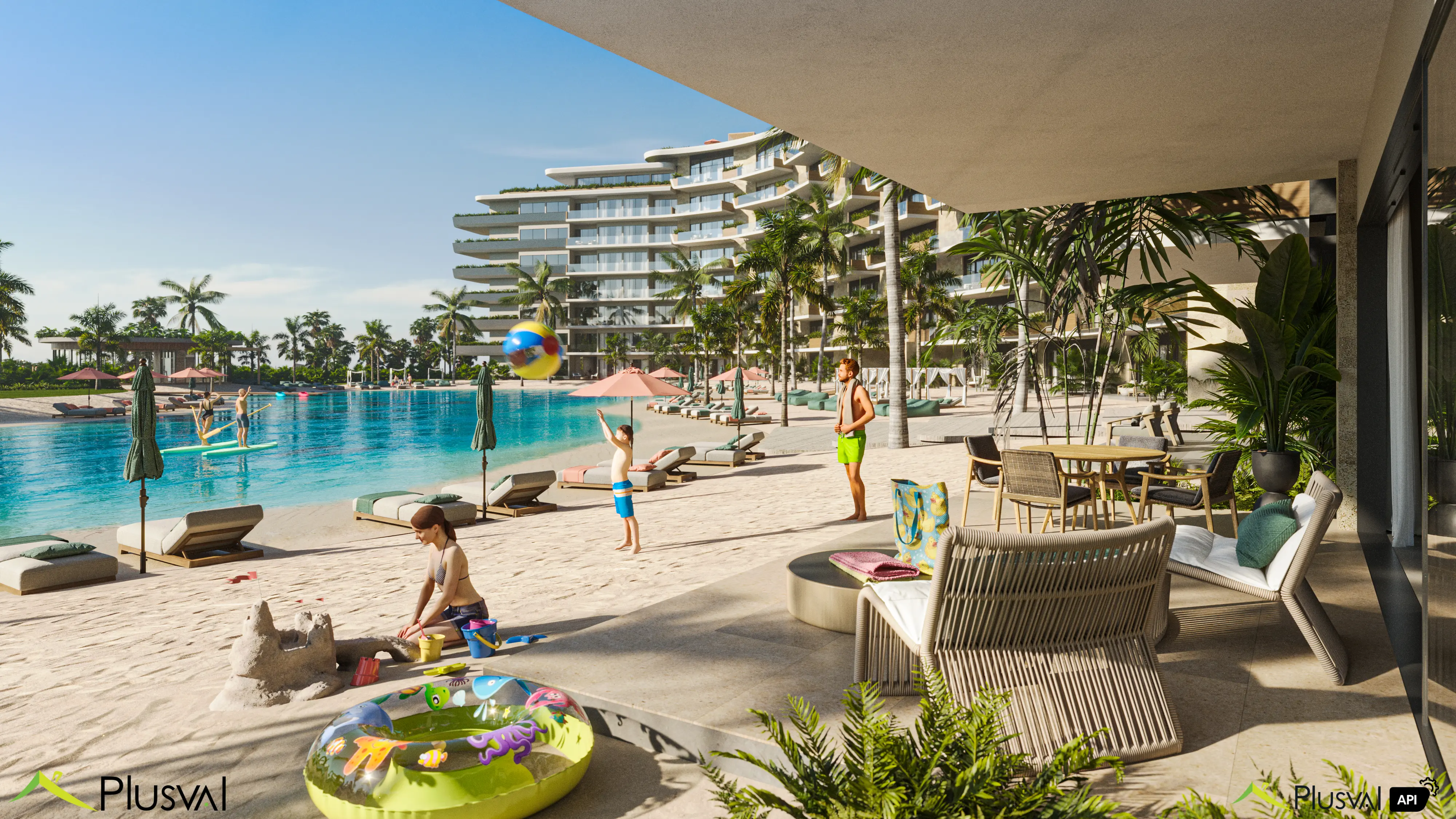 Exclusivo proyecto de apartamentos, villas y un apartahotel de lujo en Cap Cana Punta Cana con vista al mar, playa y golf 447086
