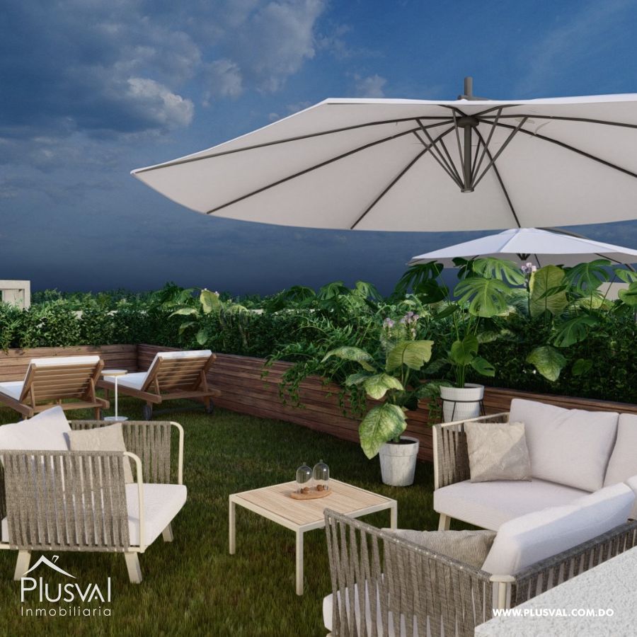 Venta de Apartamento Amueblado en Downtown Punta Cana, primer nivel 419714