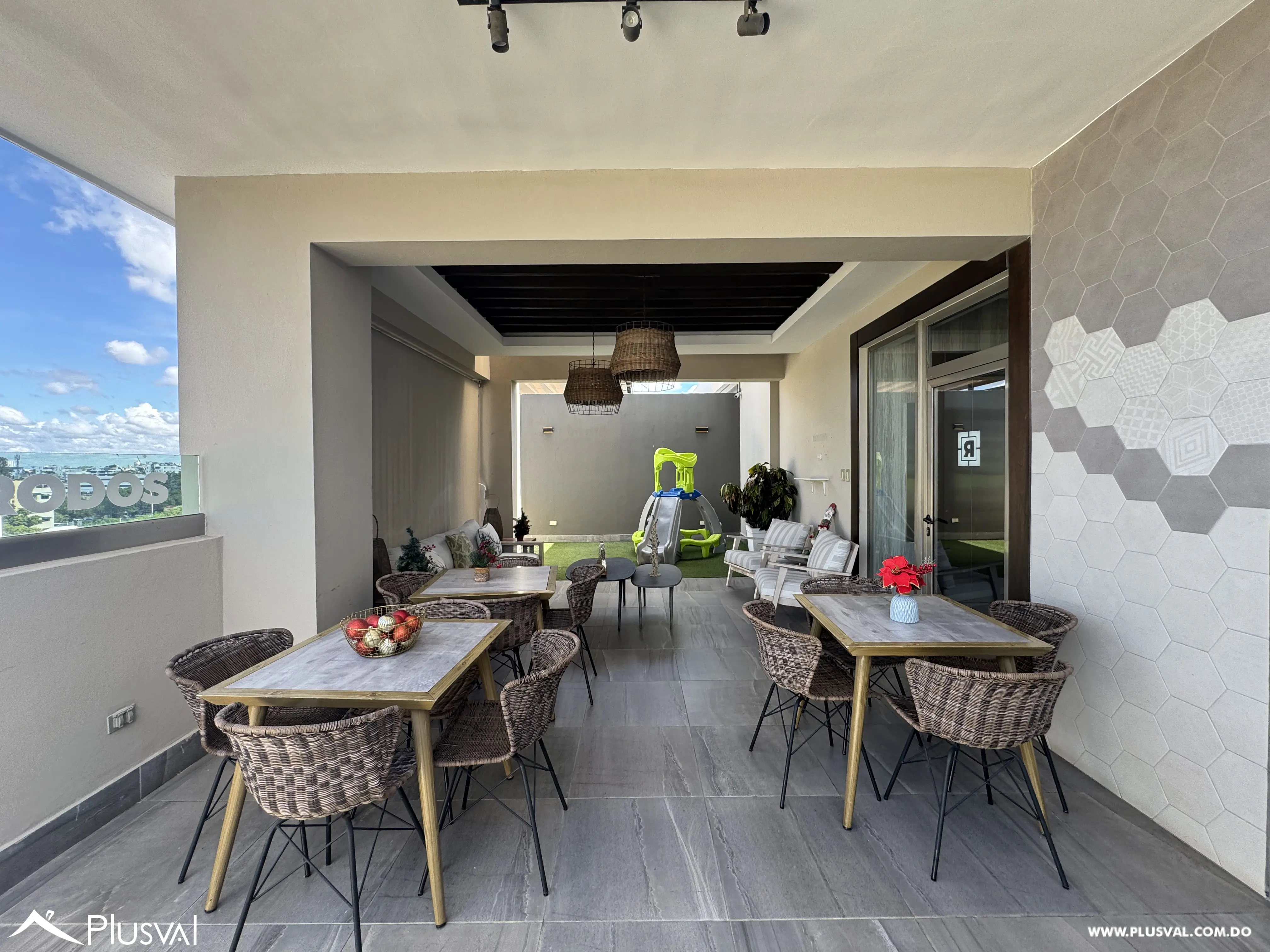 Apartamento en alquiler en El Millón – 2 habitaciones, 2.5 baños y área social completa 473673