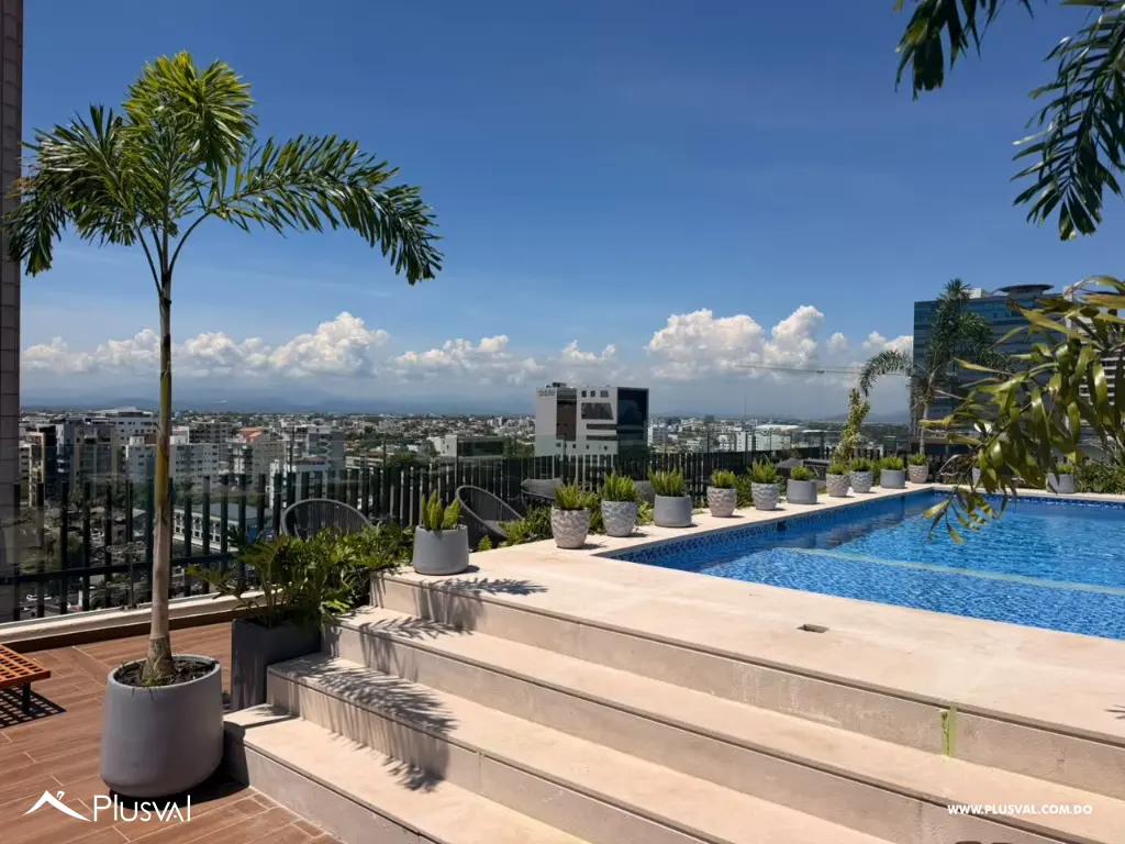 Apartamento con linea blanca en alquiler en Piantini 535750