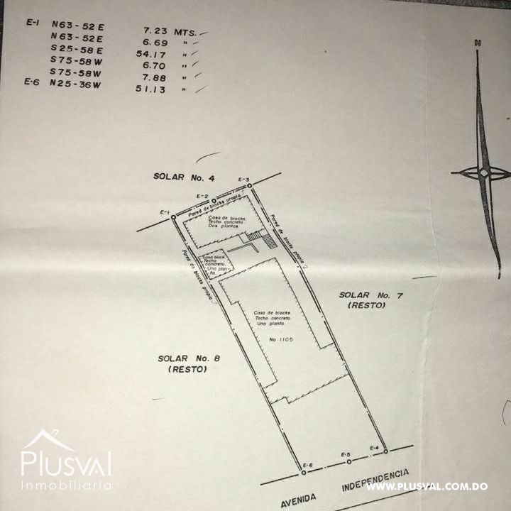 Solar casa en Avenida Independencia con fines comerciales 352748