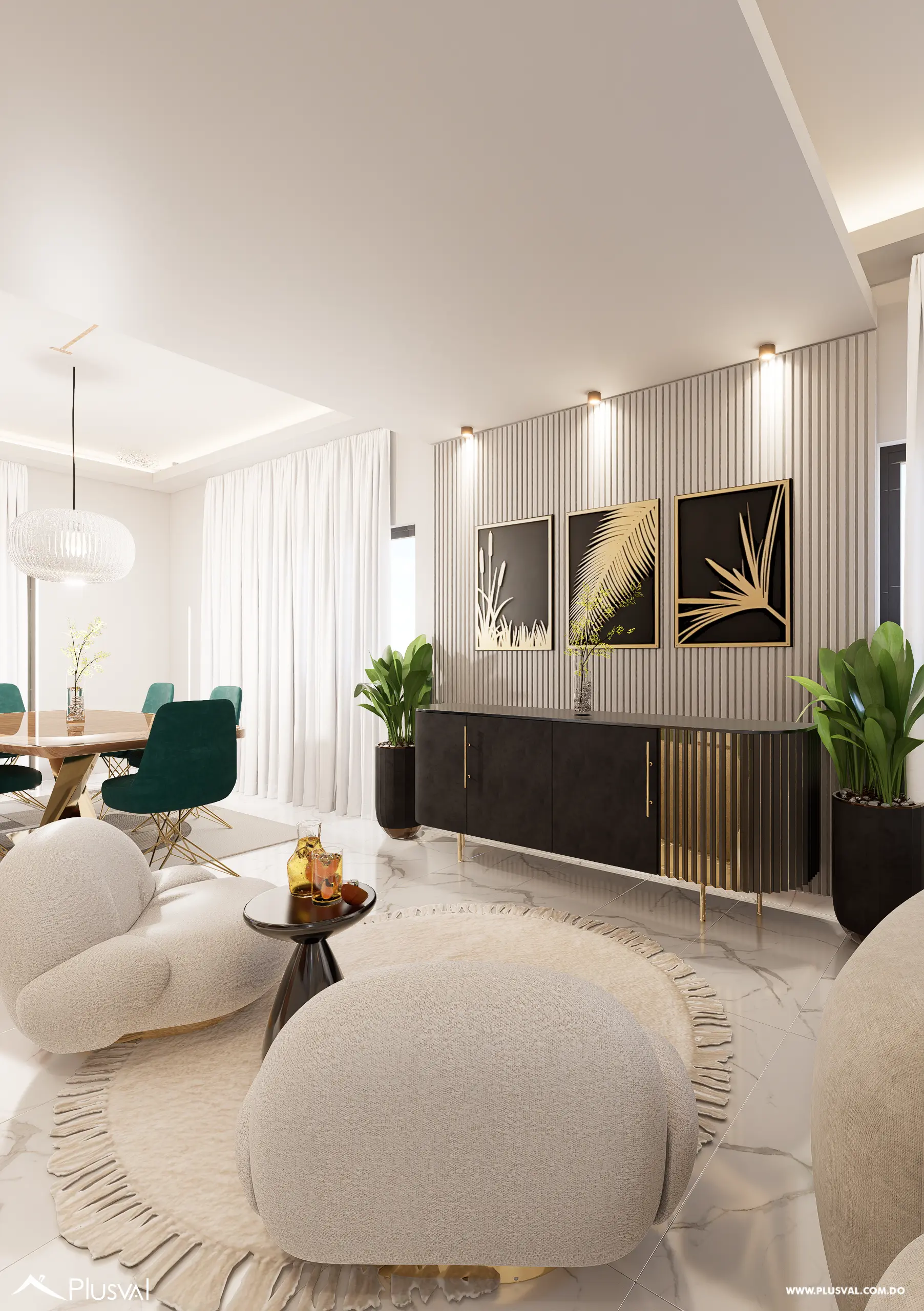 Residencia de 3 habitaciones con piscina y terraza privada en Punta Cana 462343