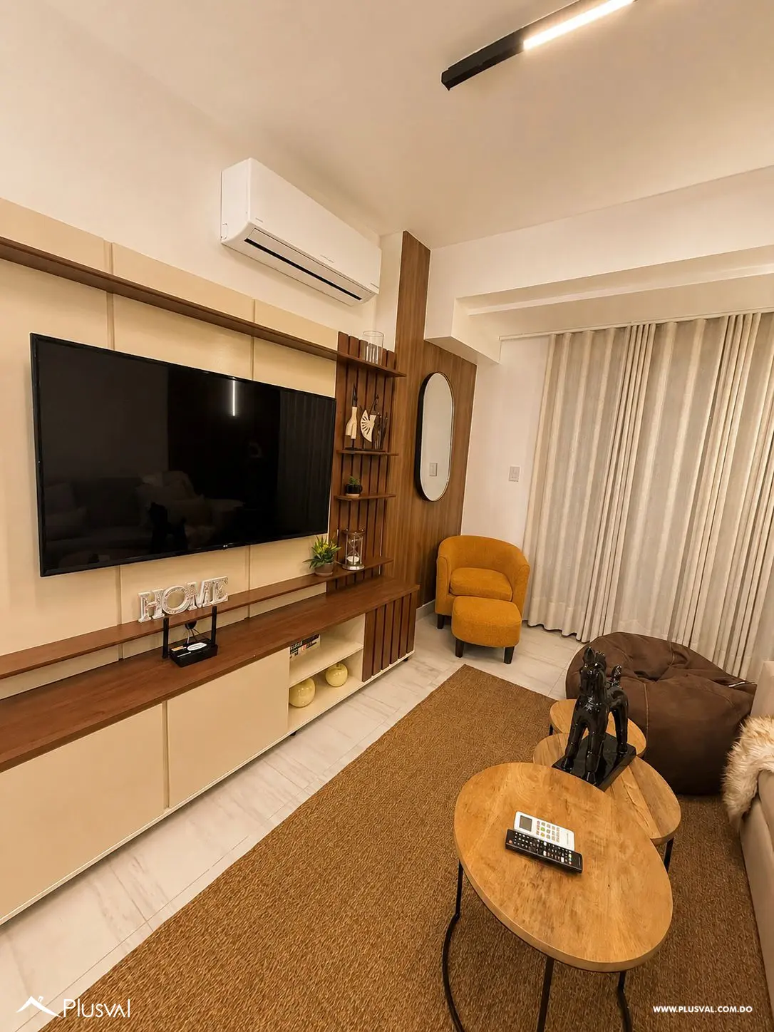 Elegante apartamento amueblado en venta, ubicado en Evaristo Morales. 530236