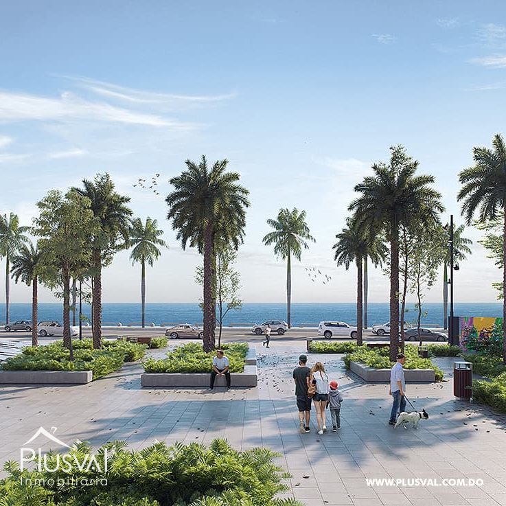 Impresionante apartamento de 3 habitaciones en venta en el malecón, un oasis urbano en el corazón de Santo Domingo 344285
