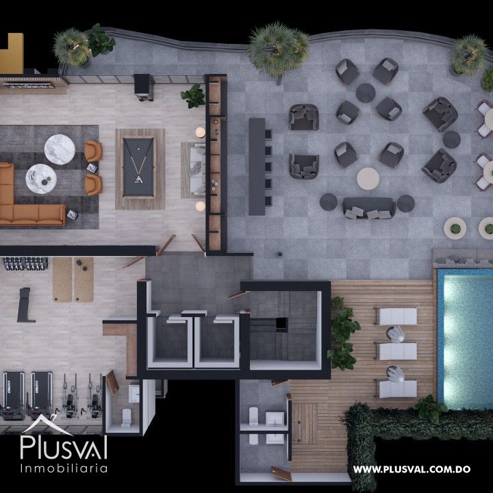 Apartamento en Venta en el Corazon de Naco de 1 Habitación 416719