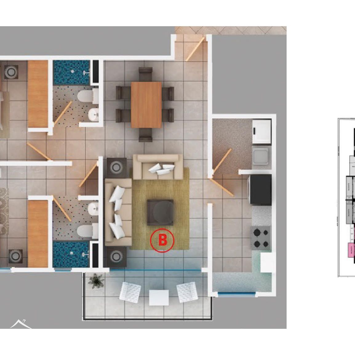 Apartamento en venta en Torre Antares en céntrico sector de Naco 153198