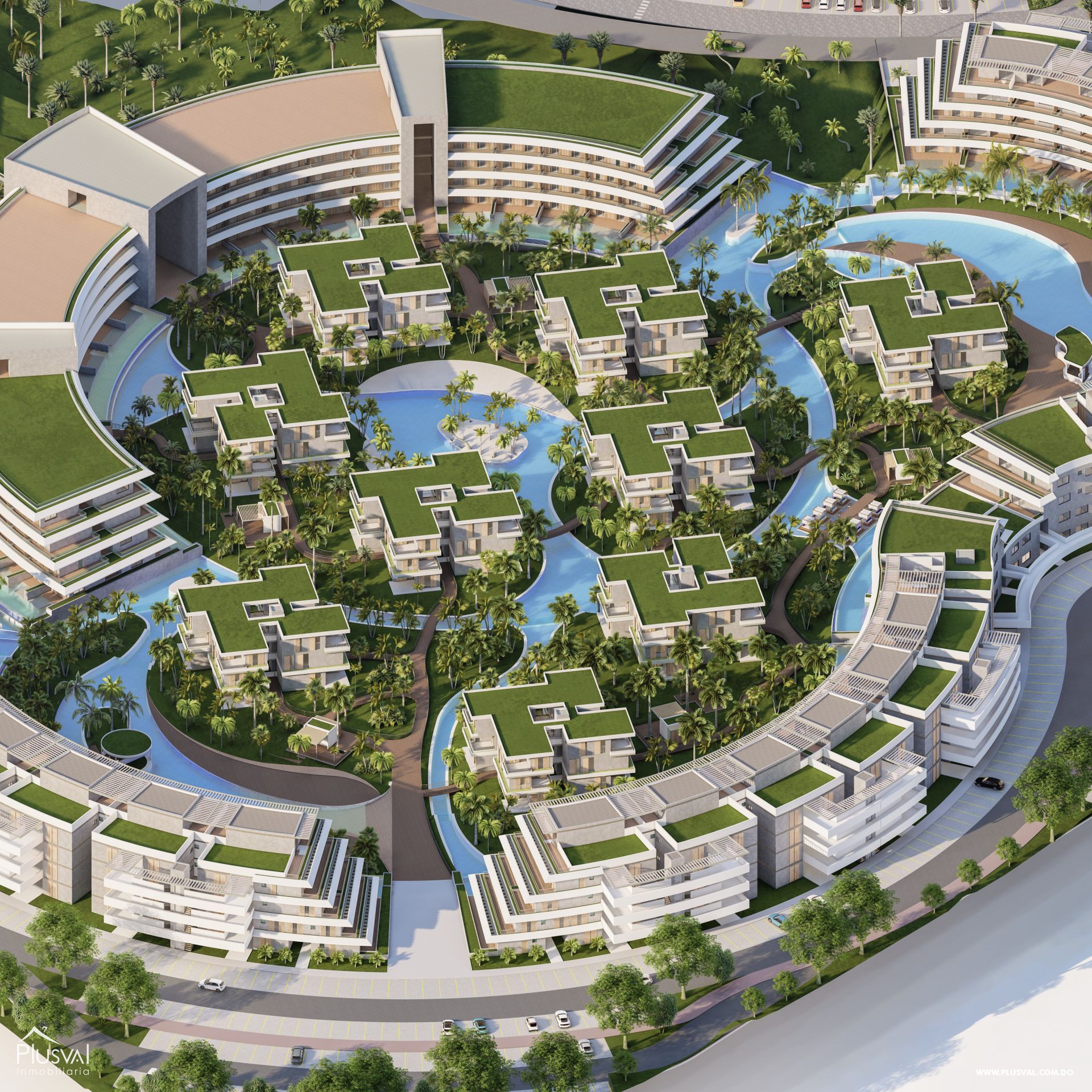 Apartamento en venta en Bavaro, en complejo con diseño unico. 240046