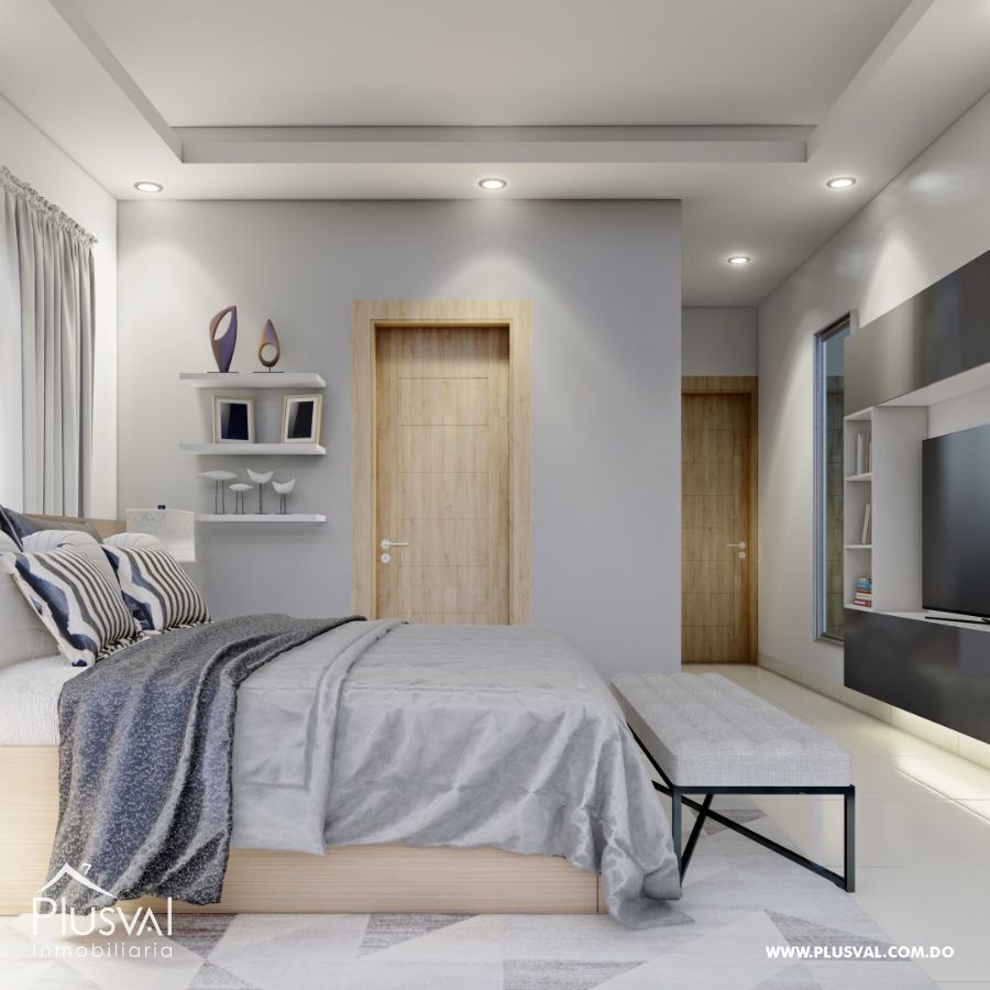 Lujoso proyecto de apartamentos de edificio tipo torre en Alma Rosa II. 1,2 y 3 habitaciones. 380893