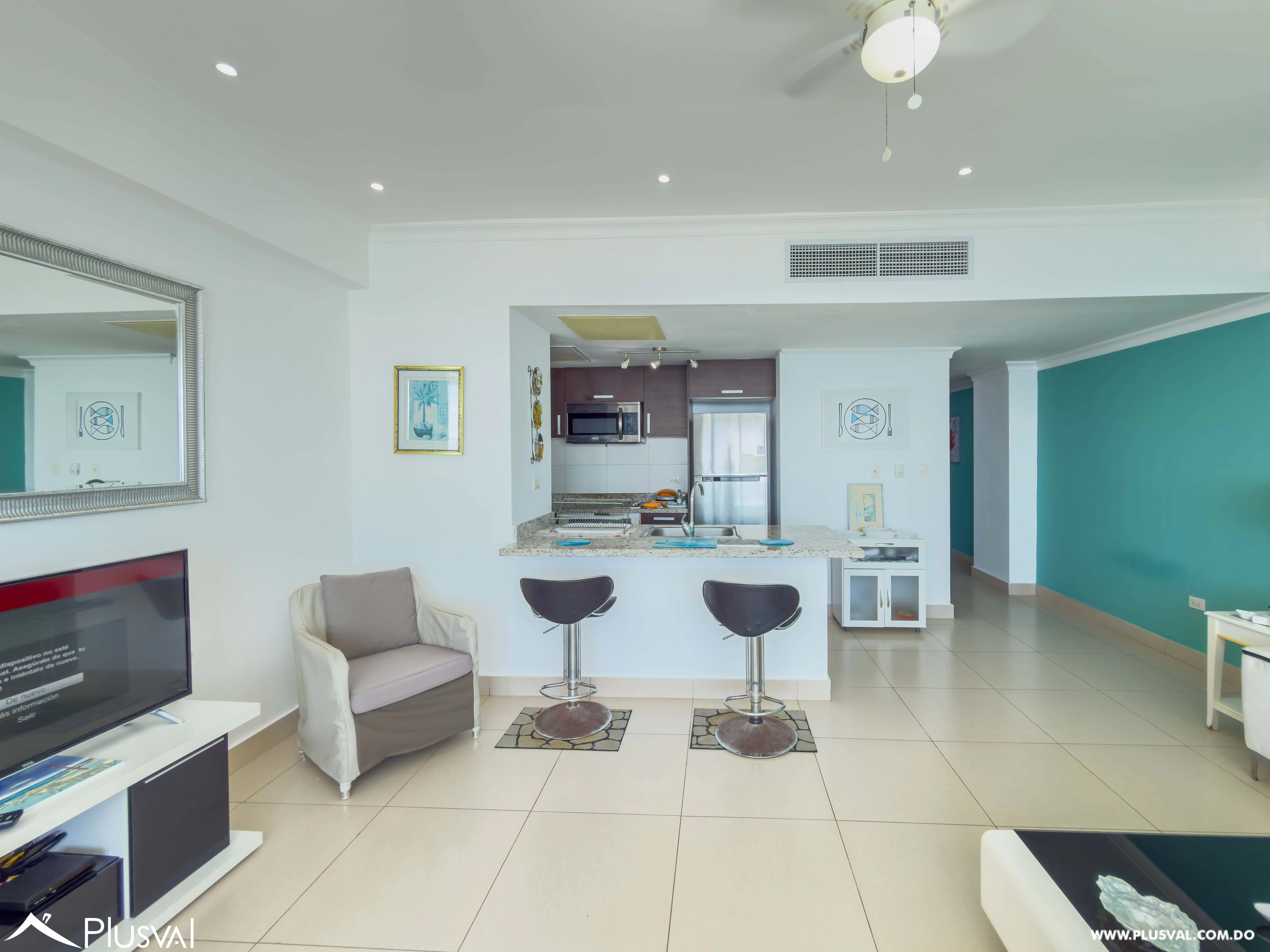 Apartamento en alquiler de 2 habitaciones con vista al mar en Juan Dolio 478170