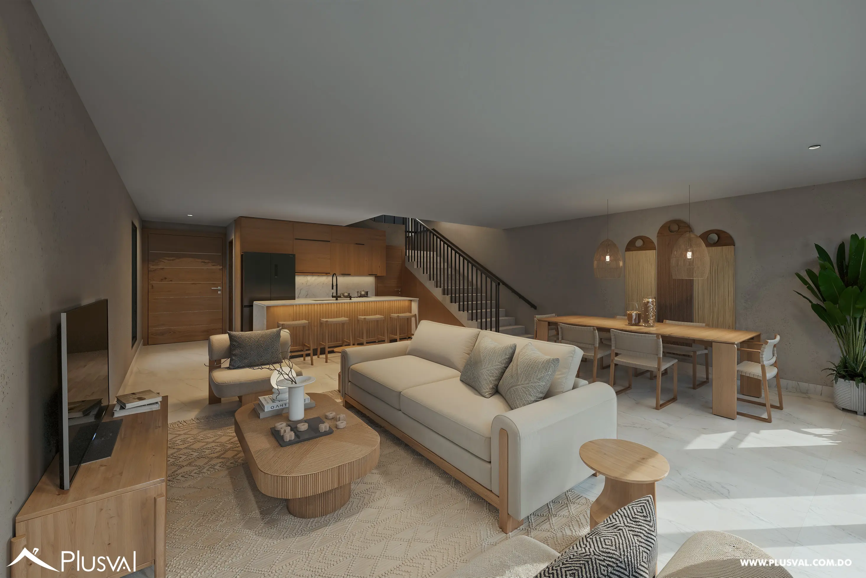 Townhouses en Venta en Playa Nueva Romana Frente al Campo de Golf 468804