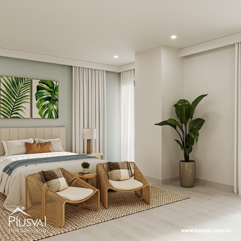 Apartamentos en venta de 2 y 3 habitaciones en Punta Cana Village 432064