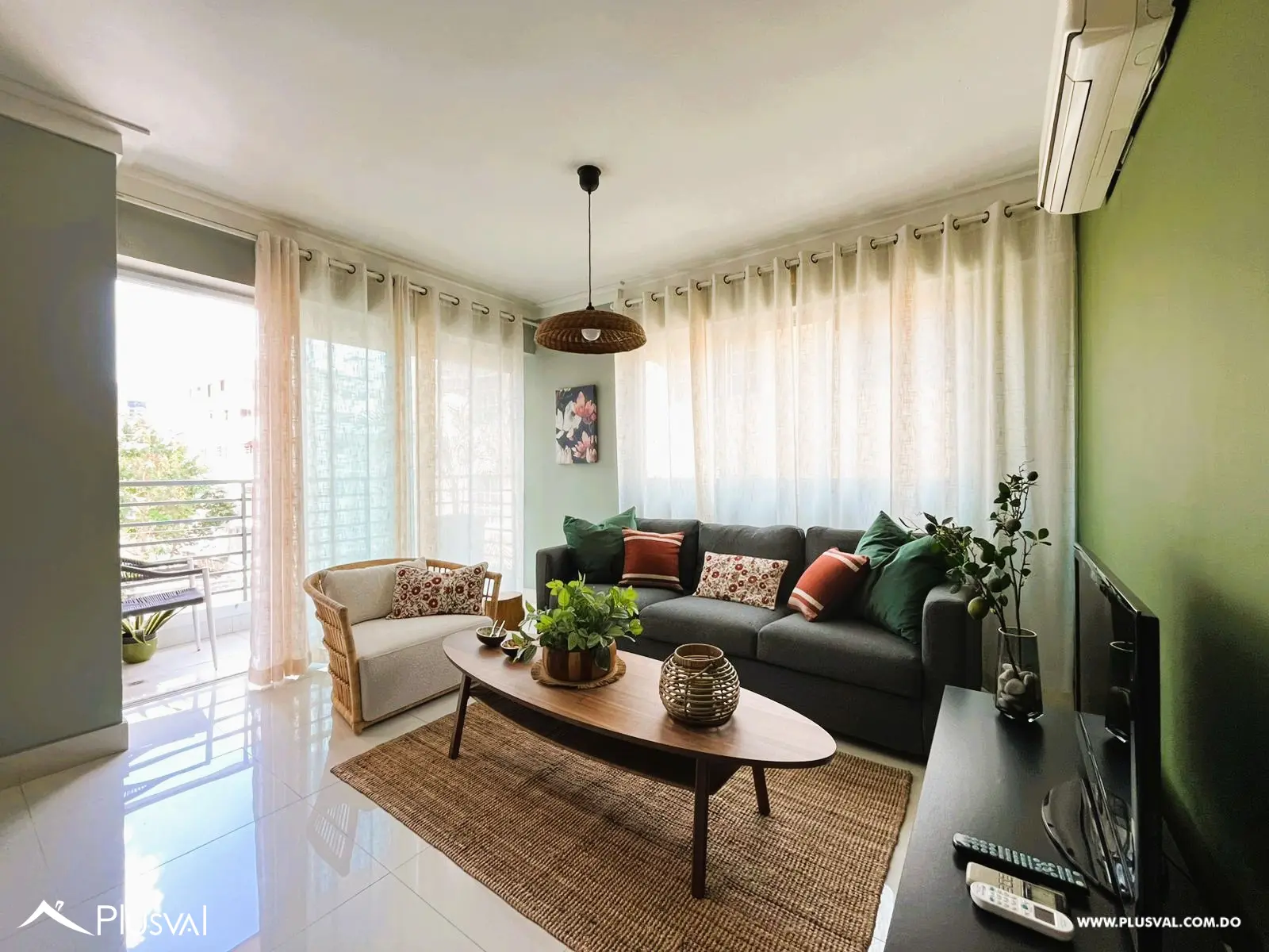 Apartamento amueblado en Naco en alquiler 490243
