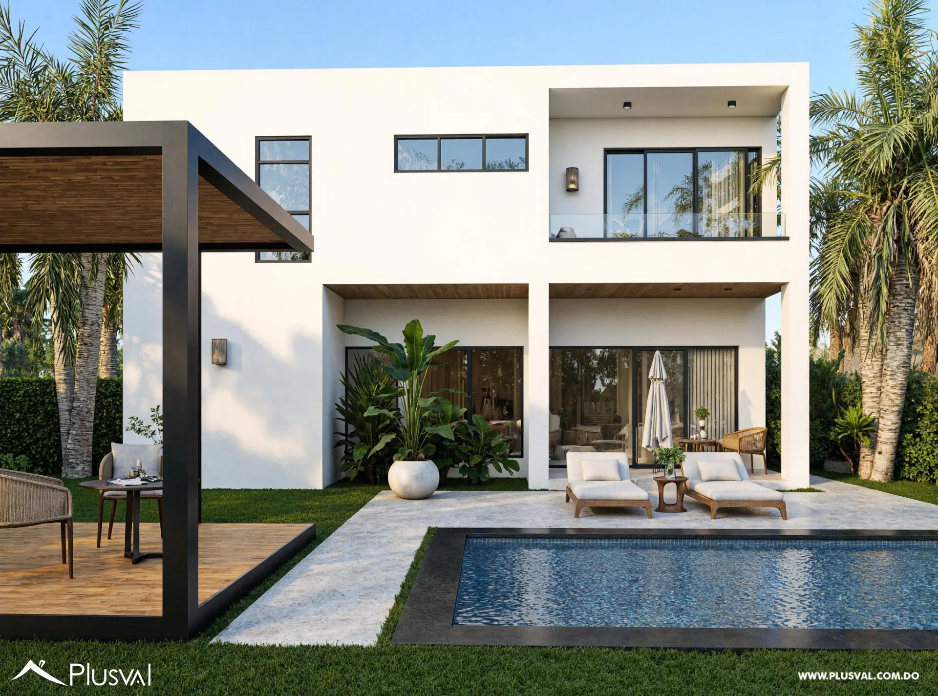 Villa de Lujo en Vista Cana: Diseño Moderno, Piscina y Gazebo 468511