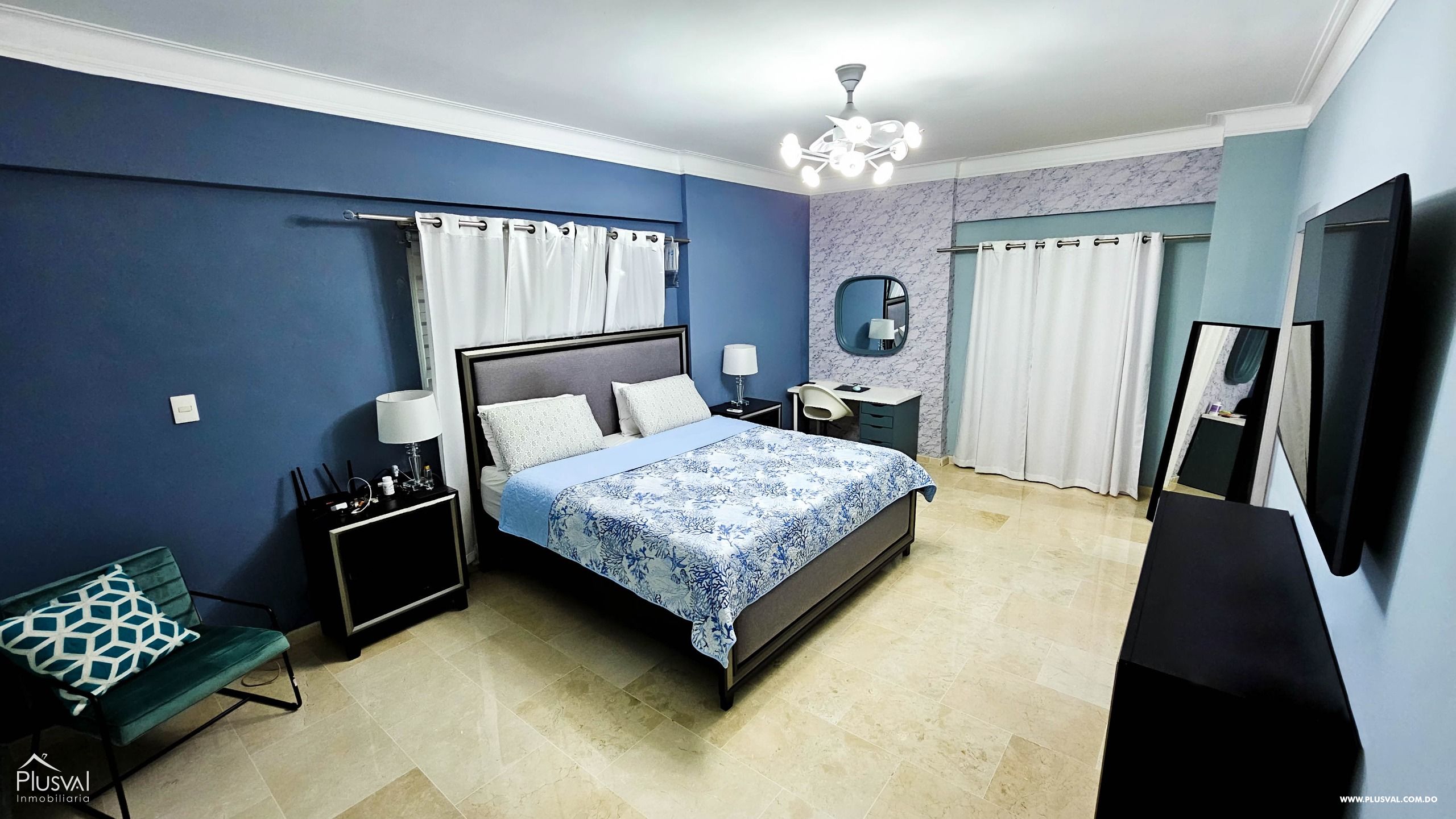 Apartamento Amueblado en Alquiler en Evaristo Morales 320202