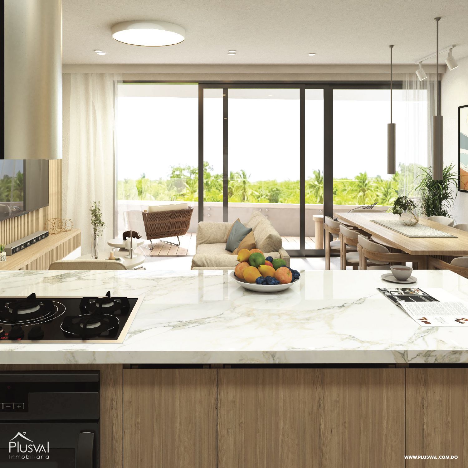 Apartamentos en Venta en Bávaro con vista a Campo de Golf 365784