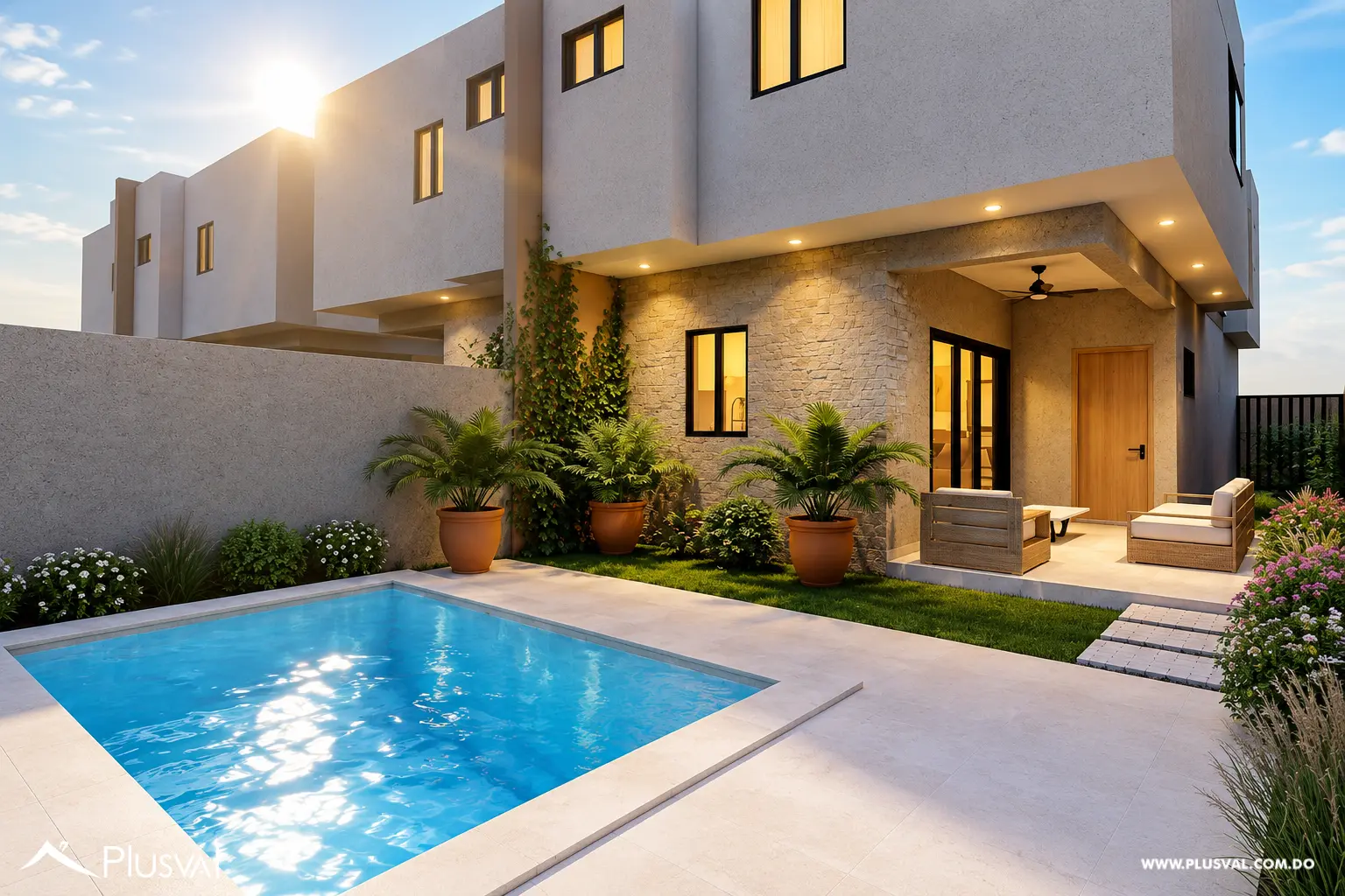 VILLAS TIPO DUPLEX DE 3 HAB EN DOWNTOWN PUNTA CANA I RESIDENCIAL BAVARO PC 530720