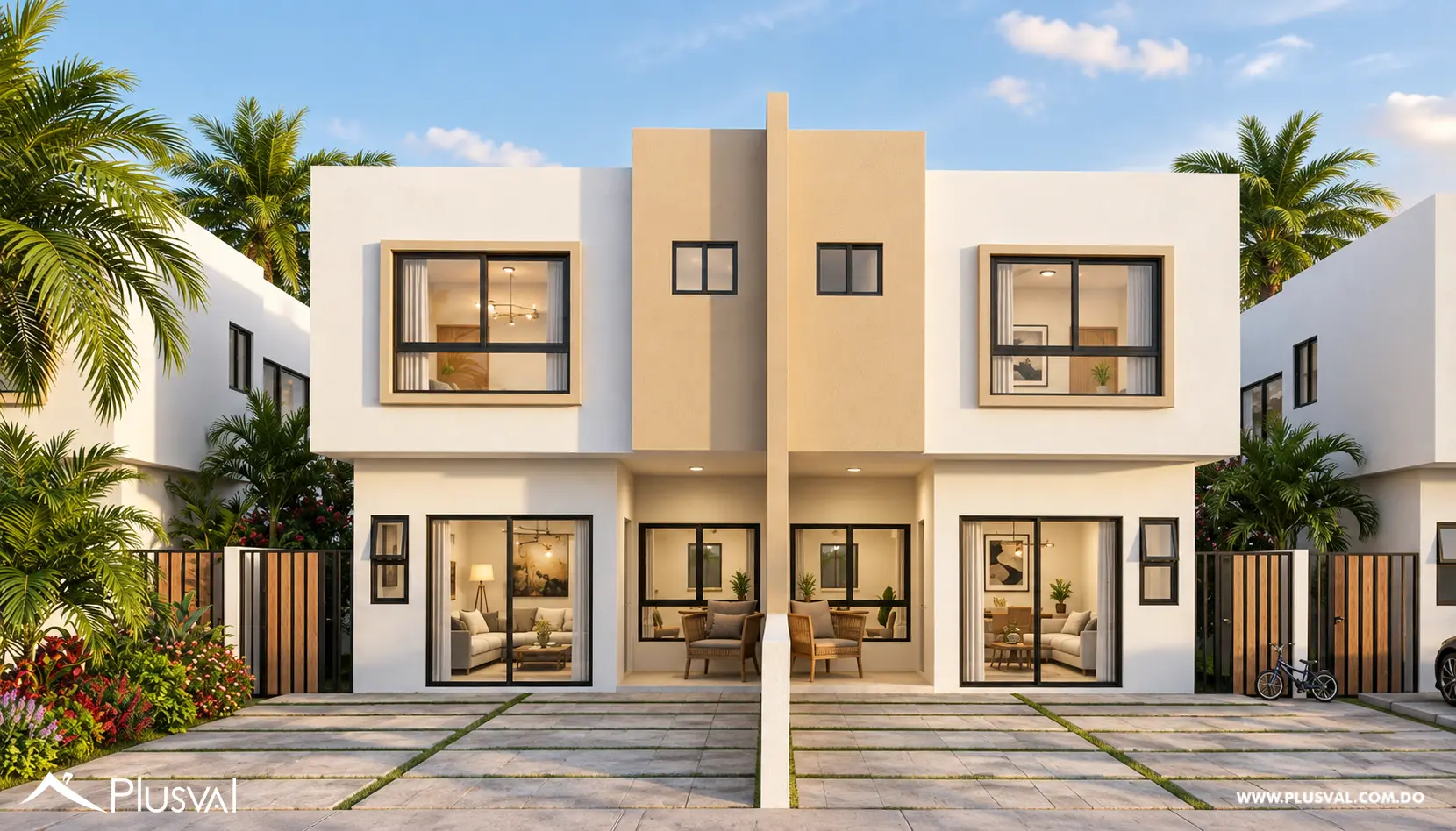 VILLAS TIPO DUPLEX DE 3 HAB EN DOWNTOWN PUNTA CANA I RESIDENCIAL BAVARO PC 530721