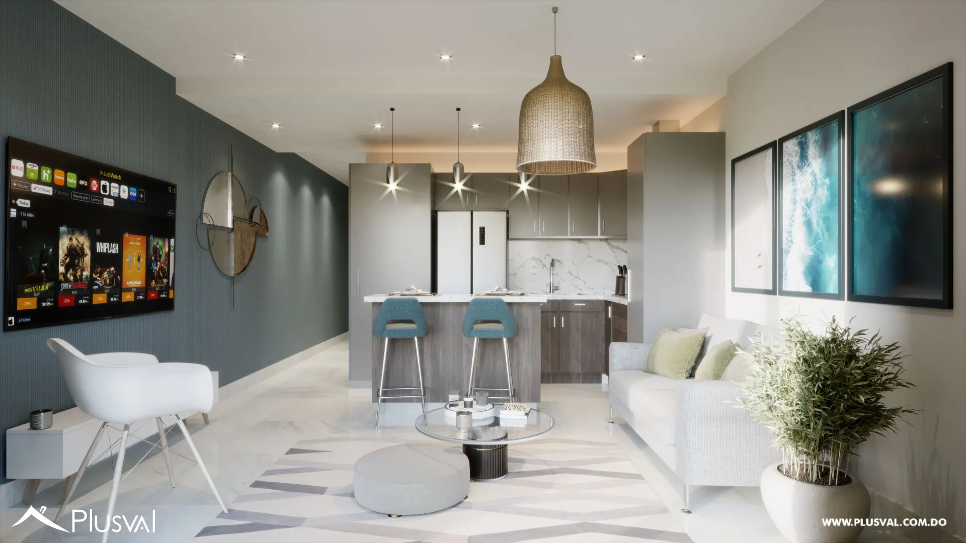 Moderno apartamento de 2 habitaciones en venta - Vista Cana 532382